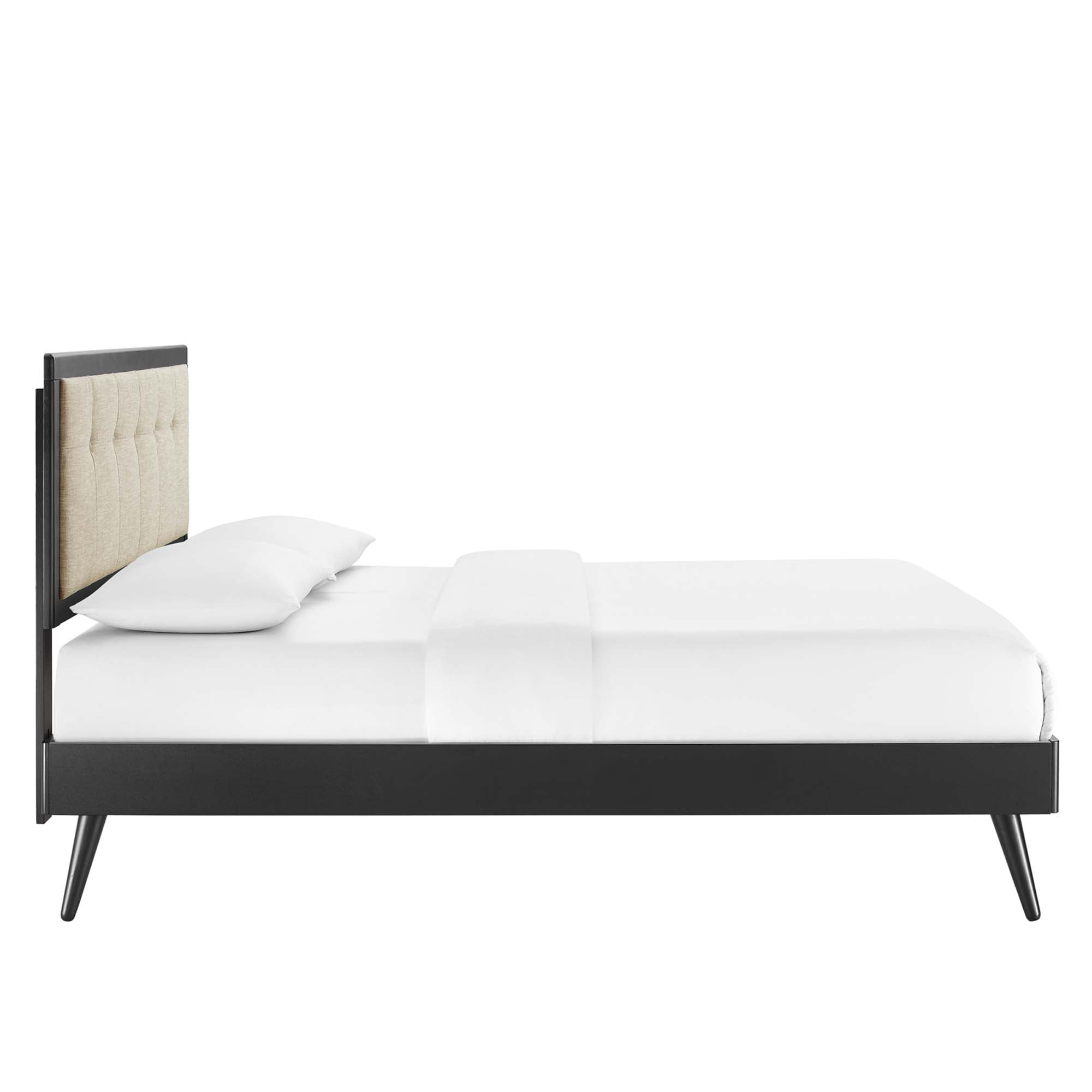 Willow Wood Platform Bed With Splayed Legs by Modway