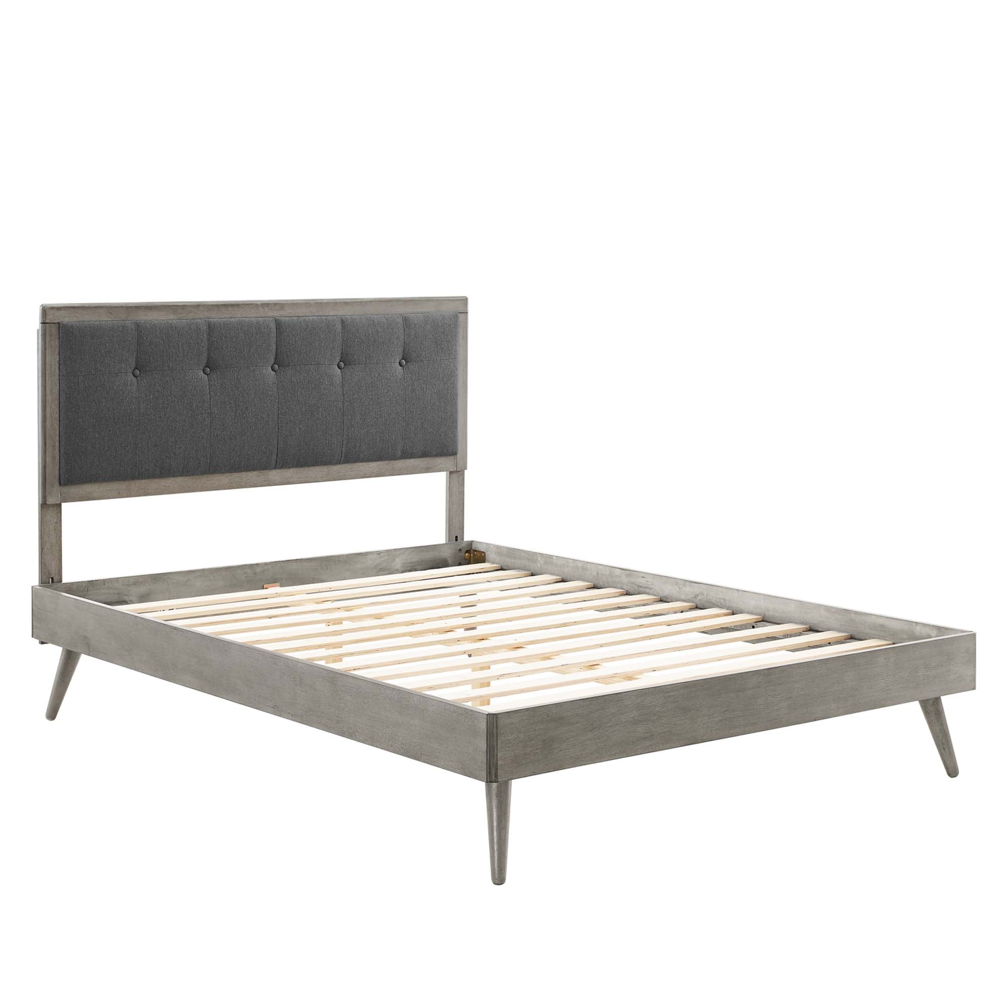 Willow Wood Platform Bed With Splayed Legs by Modway