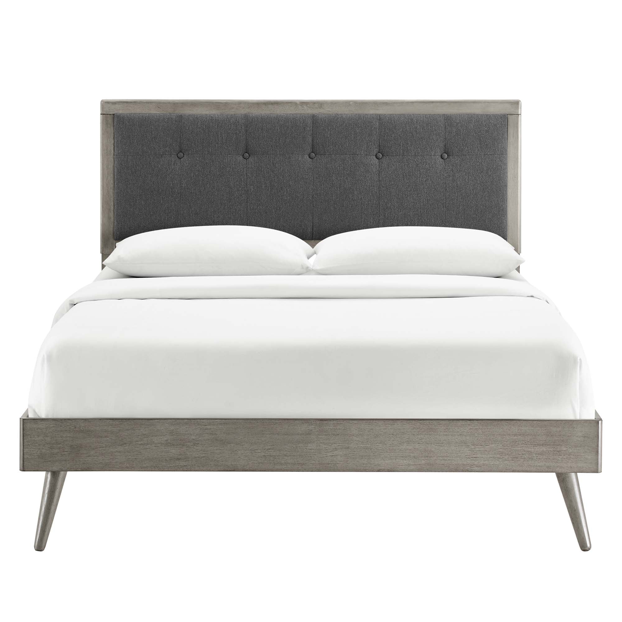 Willow Wood Platform Bed With Splayed Legs by Modway