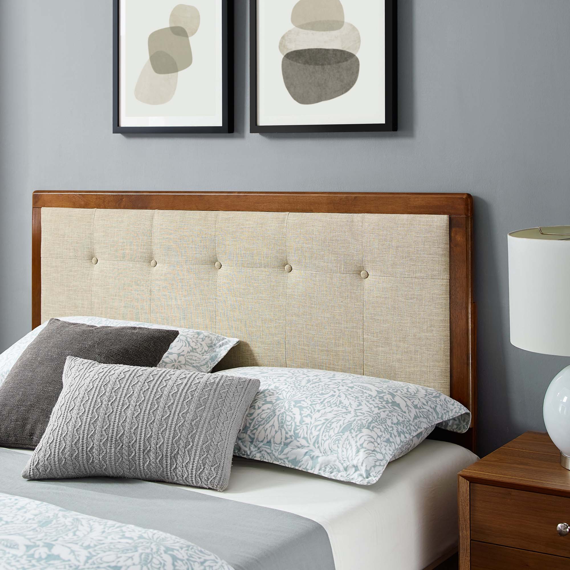 Willow Wood Platform Bed With Splayed Legs by Modway