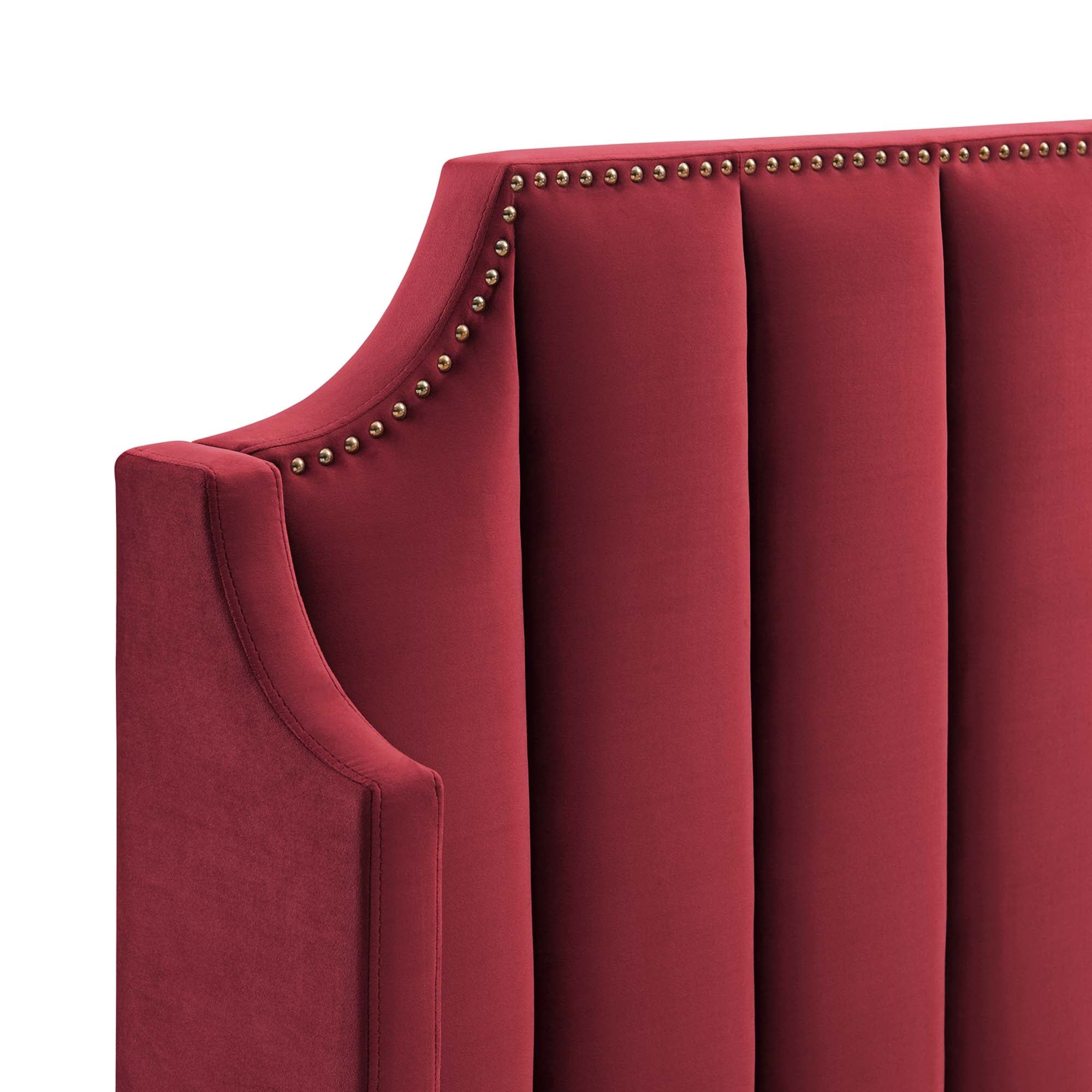 Daniella Performance Velvet Platform Bed by Modway