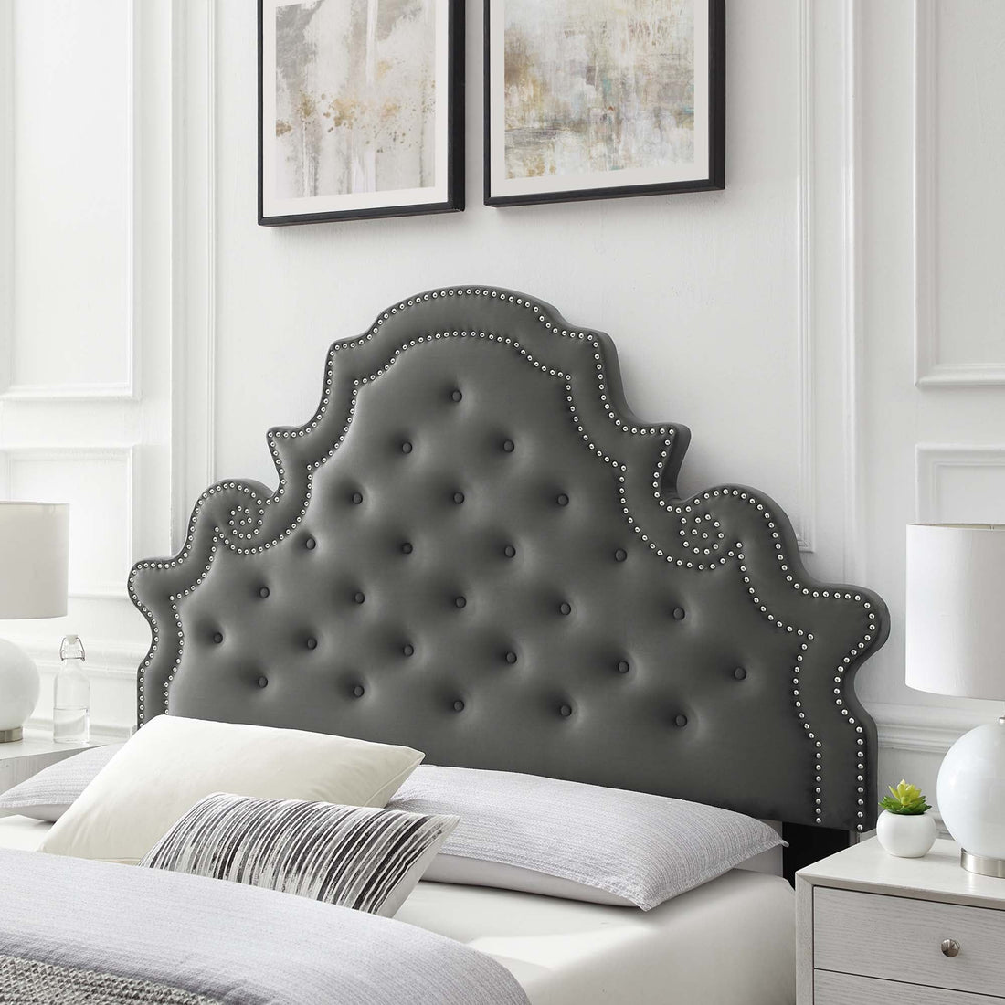 Diana Tufted Performance Velvet Headboard by Modway