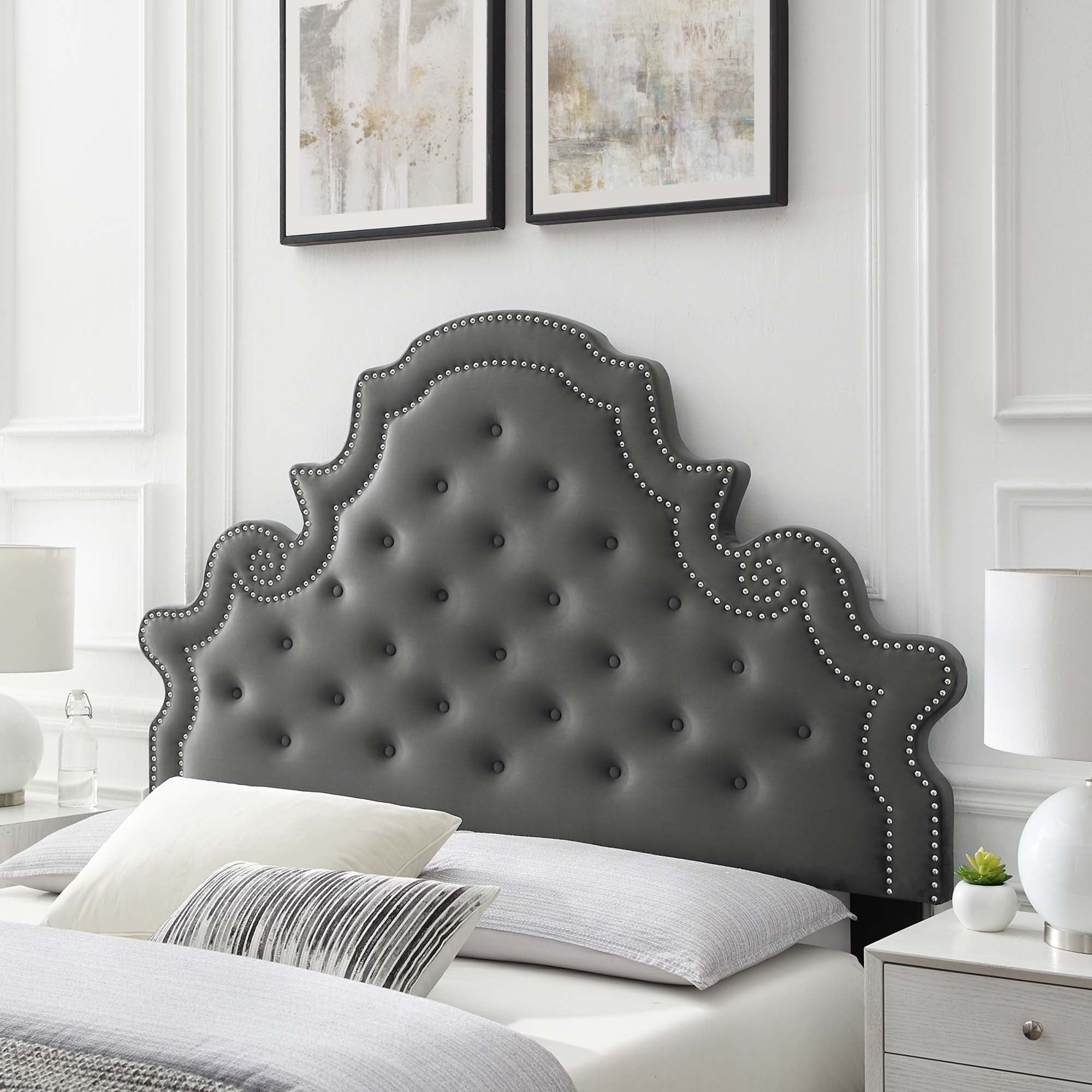 Diana Tufted Performance Velvet Headboard by Modway