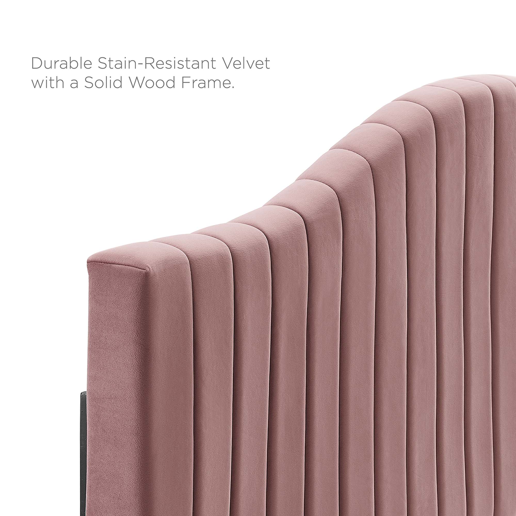 Brielle Channel Tufted Performance Velvet Headboard by Modway