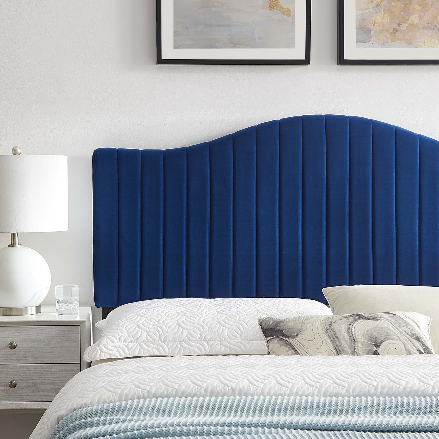 Brielle Channel Tufted Performance Velvet Headboard by Modway