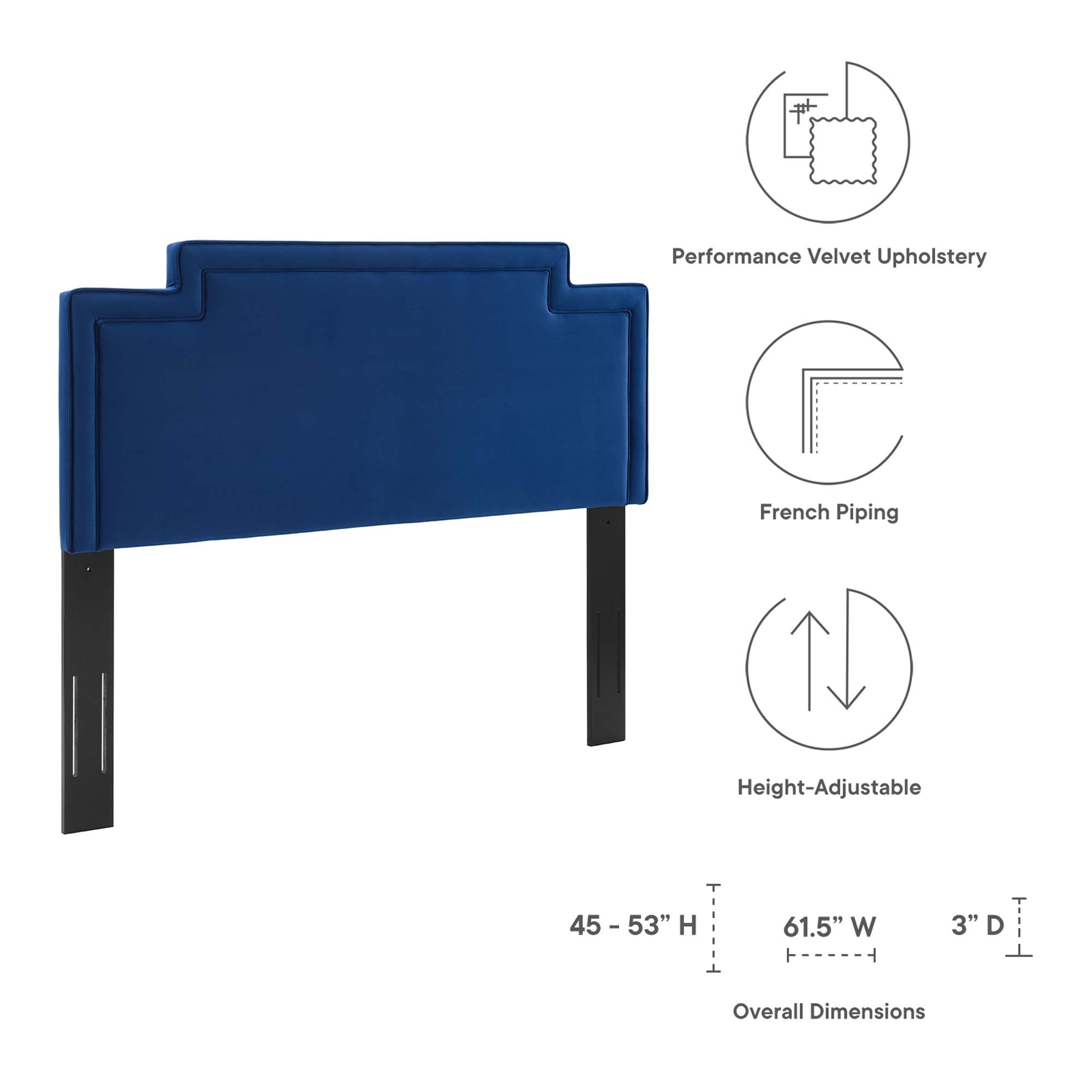Transfix Performance Velvet Headboard by Modway