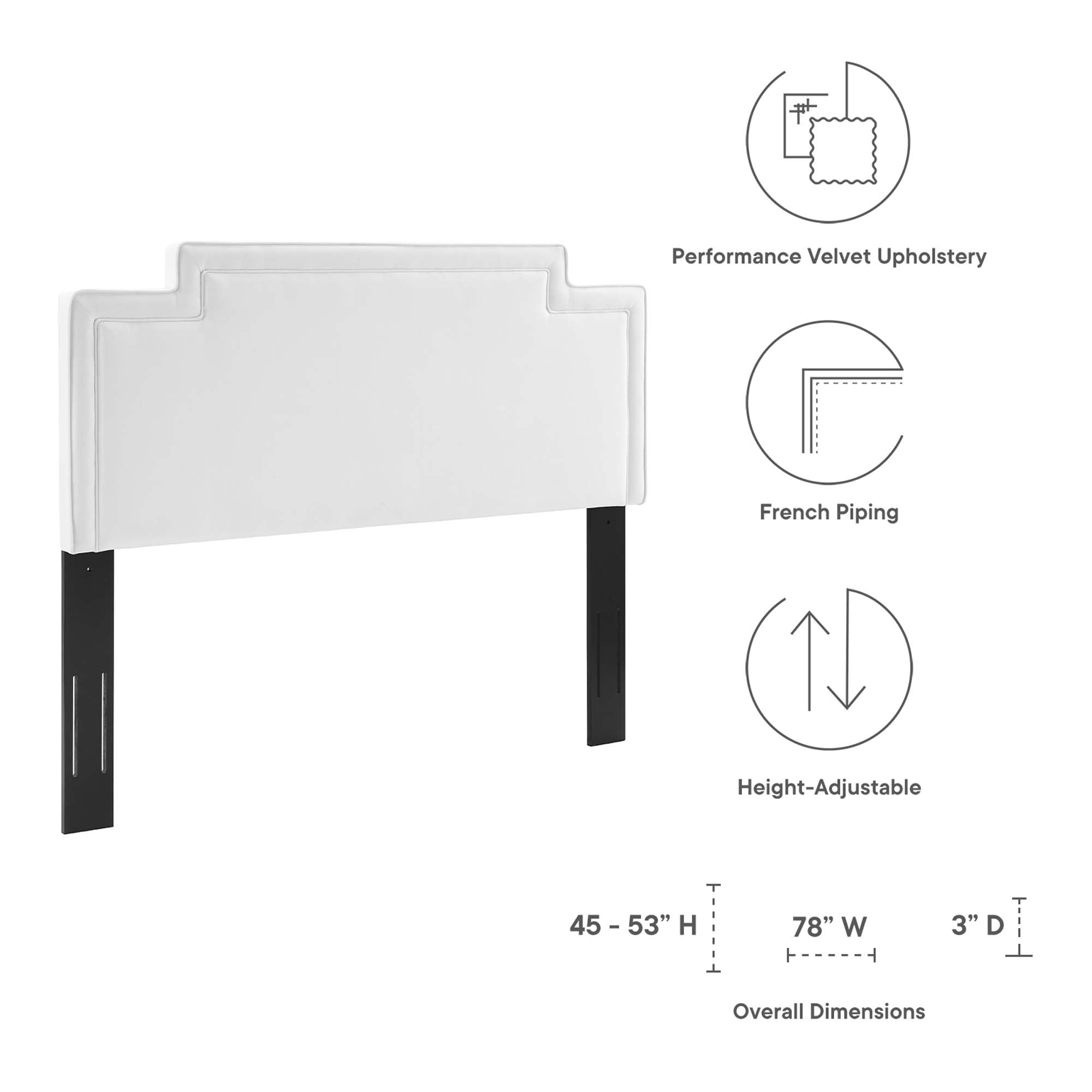 Transfix Performance Velvet Headboard by Modway