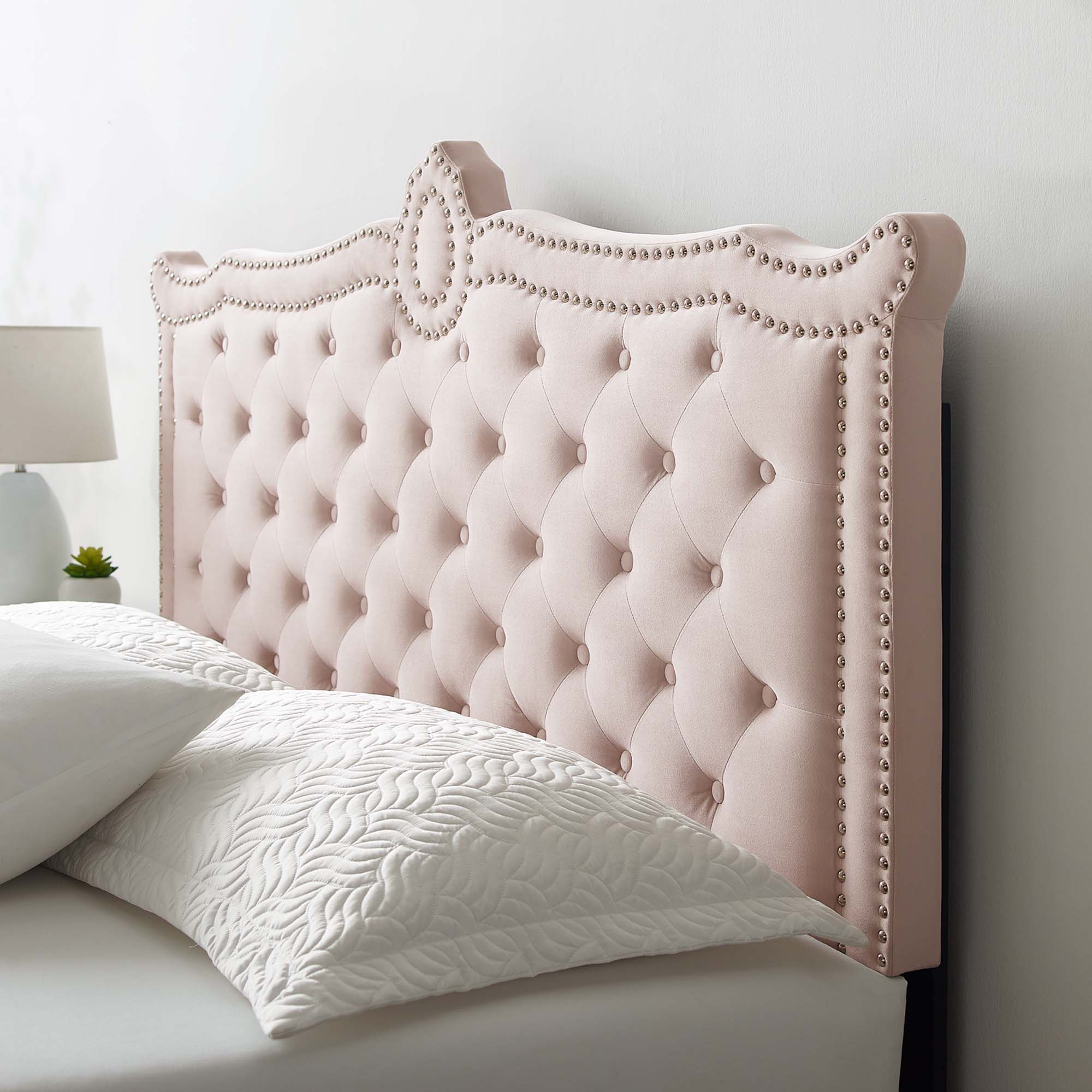 Clara Performance Velvet Queen Platform Bed by Modway