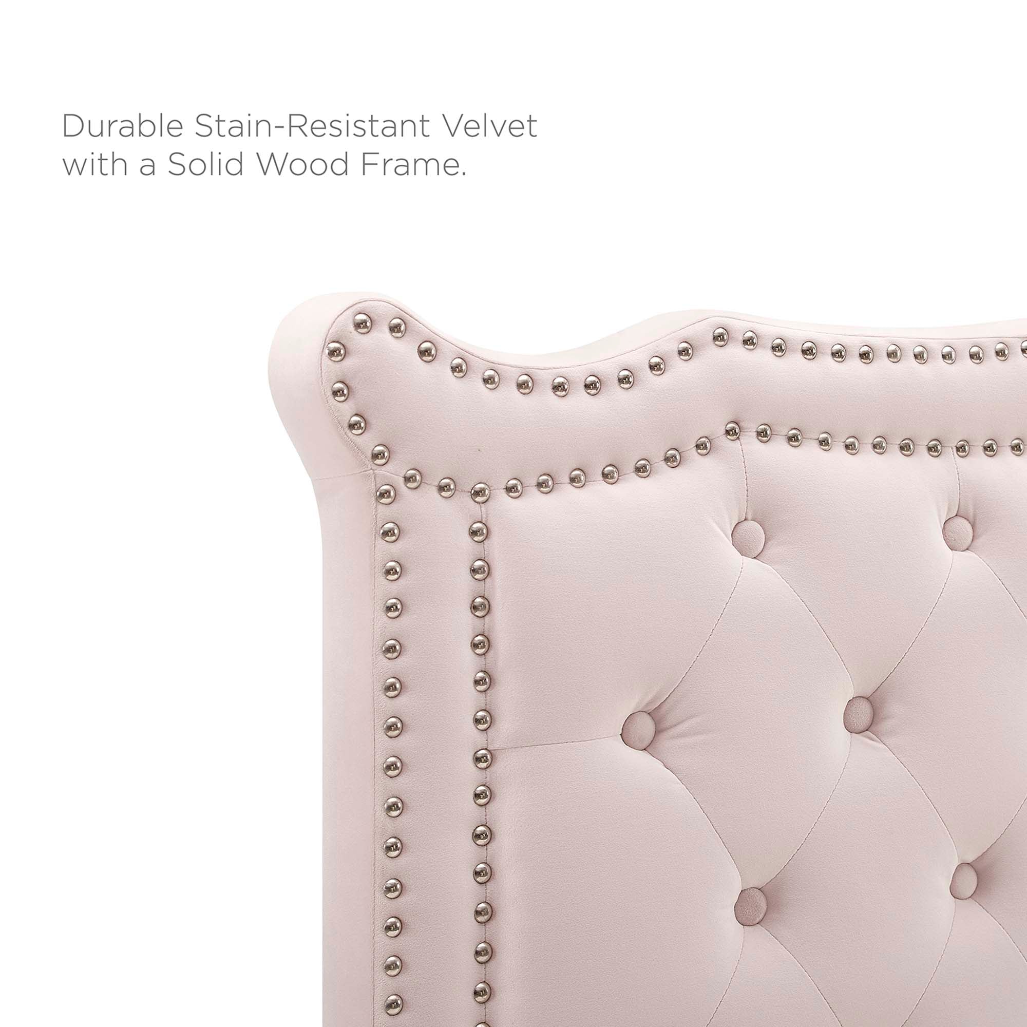 Clara Performance Velvet Queen Platform Bed by Modway