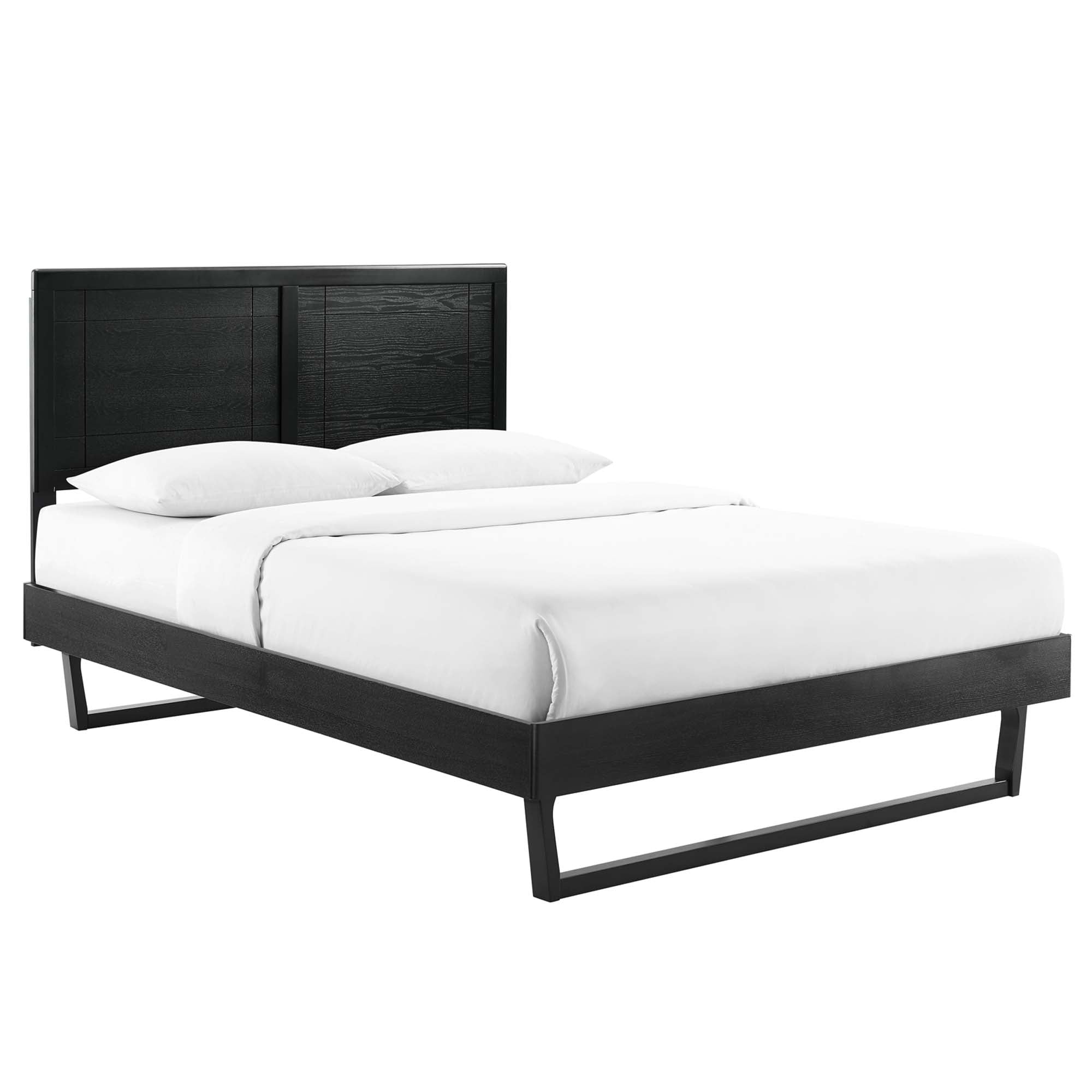 Marlee Wood Platform Bed With Angular Frame by Modway