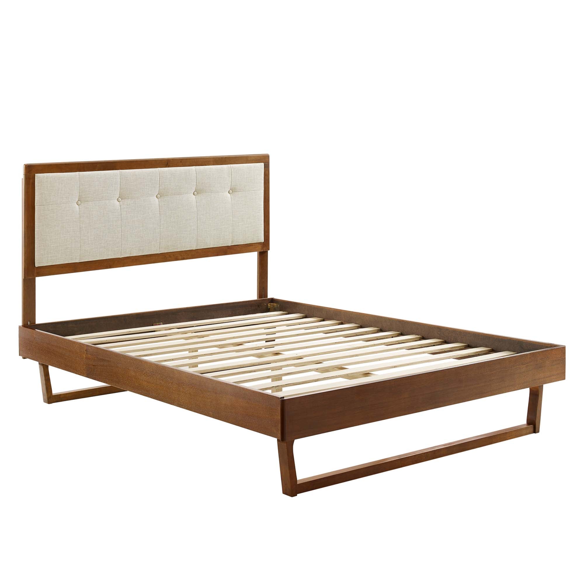 Willow Wood Platform Bed With Angular Frame by Modway
