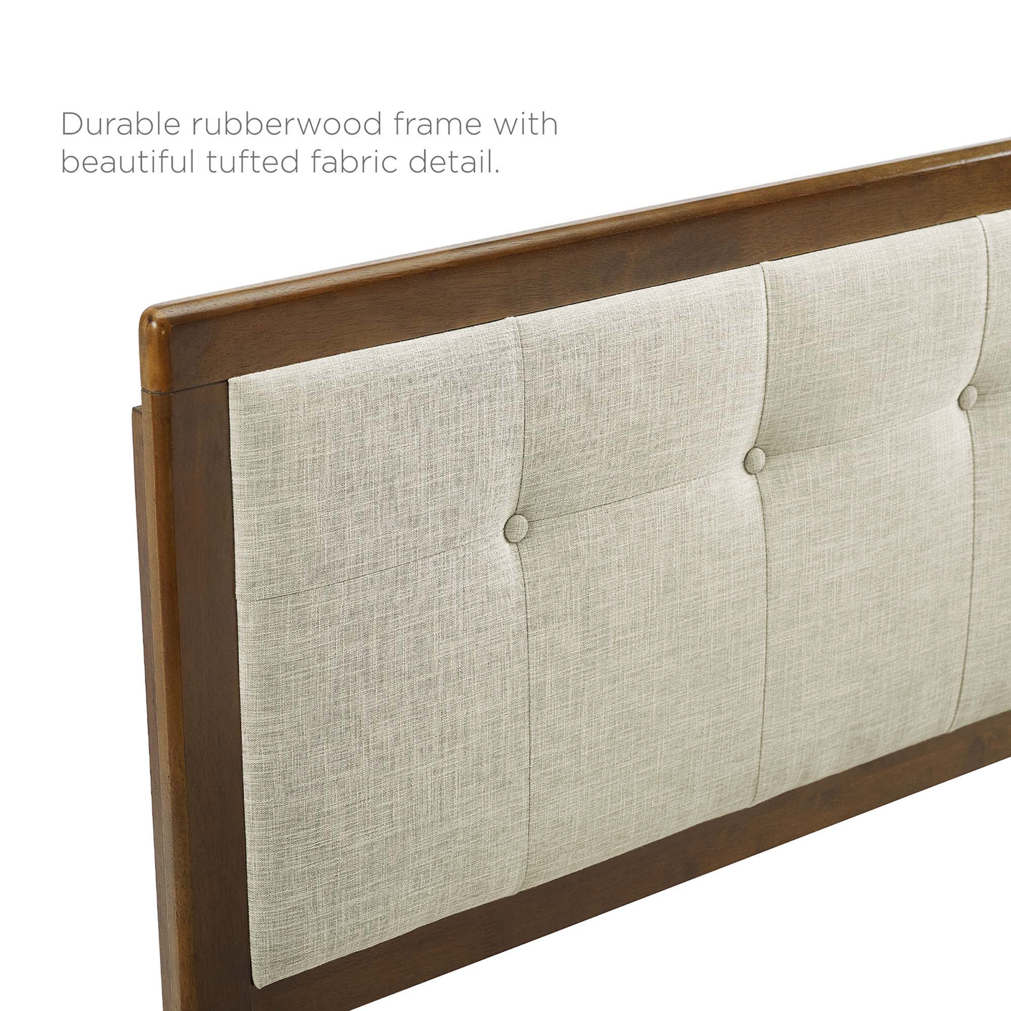 Willow Wood Platform Bed With Angular Frame by Modway
