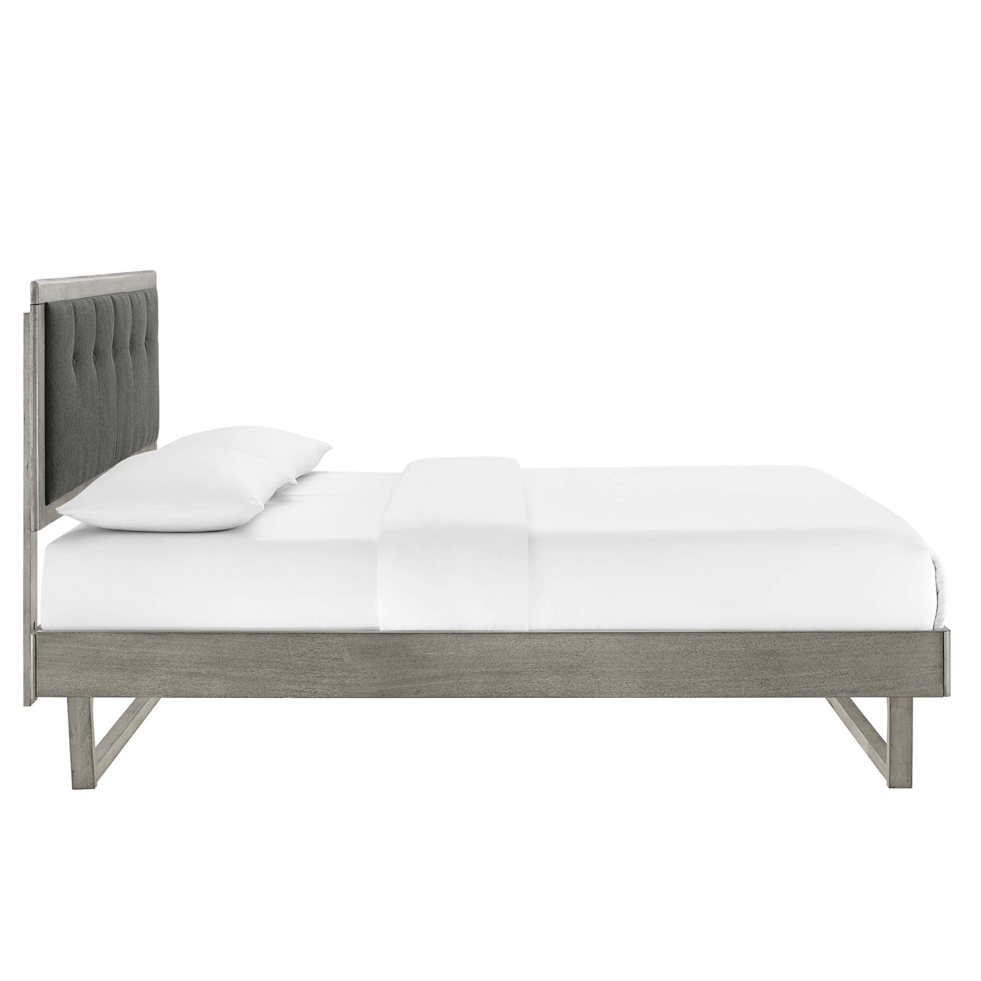 Willow Wood Platform Bed With Angular Frame by Modway