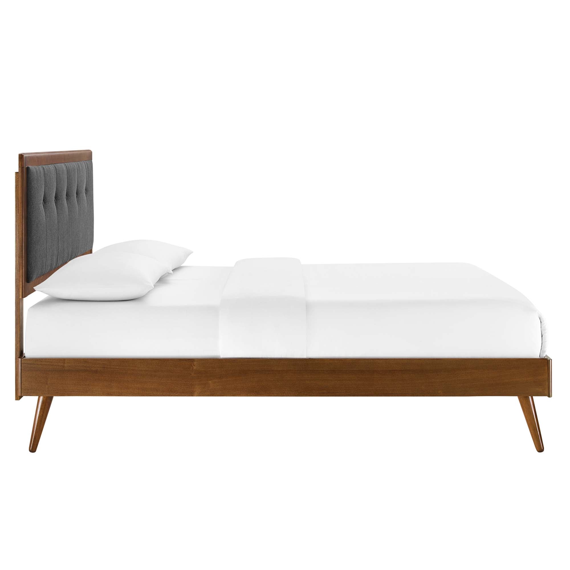 Willow Wood Platform Bed With Splayed Legs by Modway
