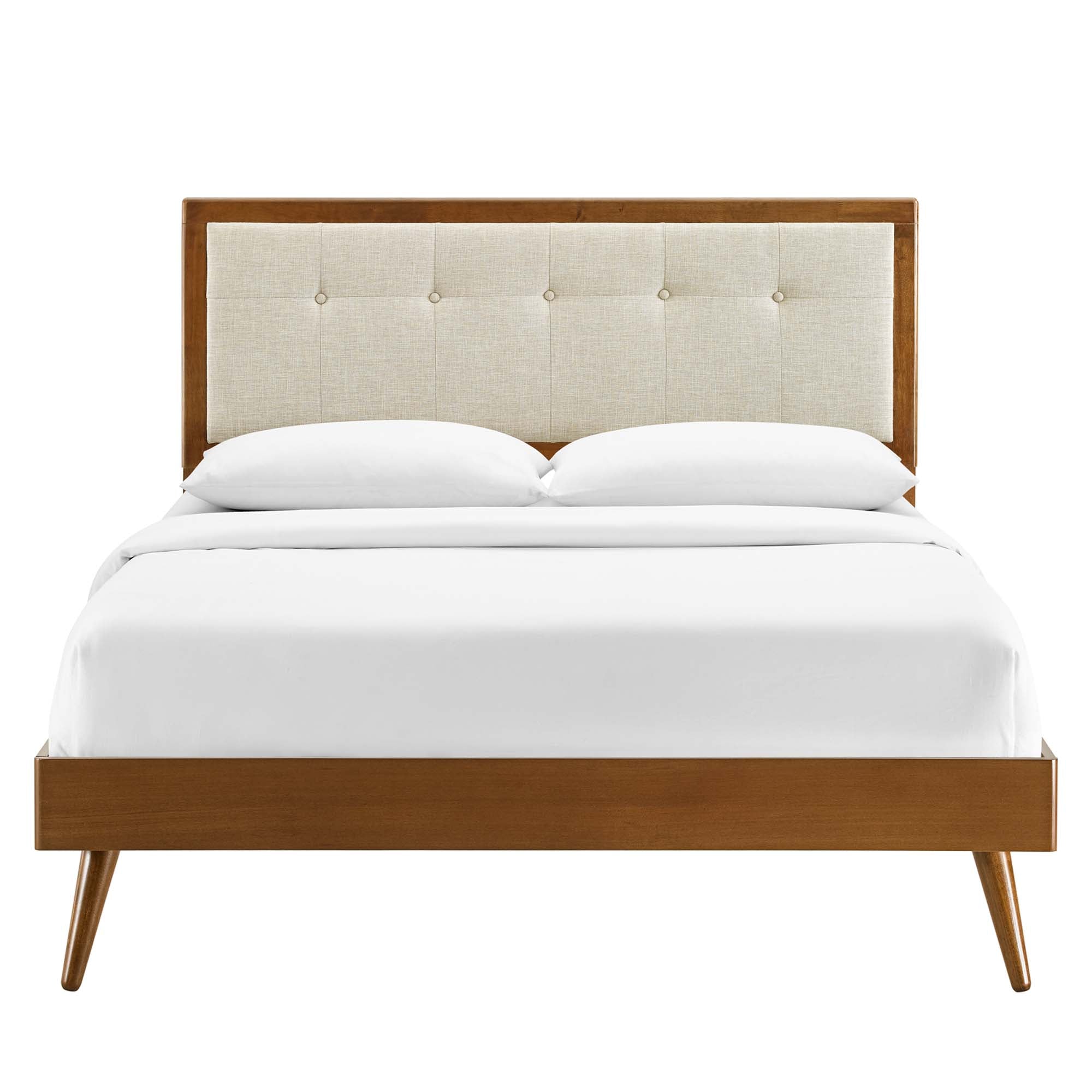 Willow Wood Platform Bed With Splayed Legs by Modway