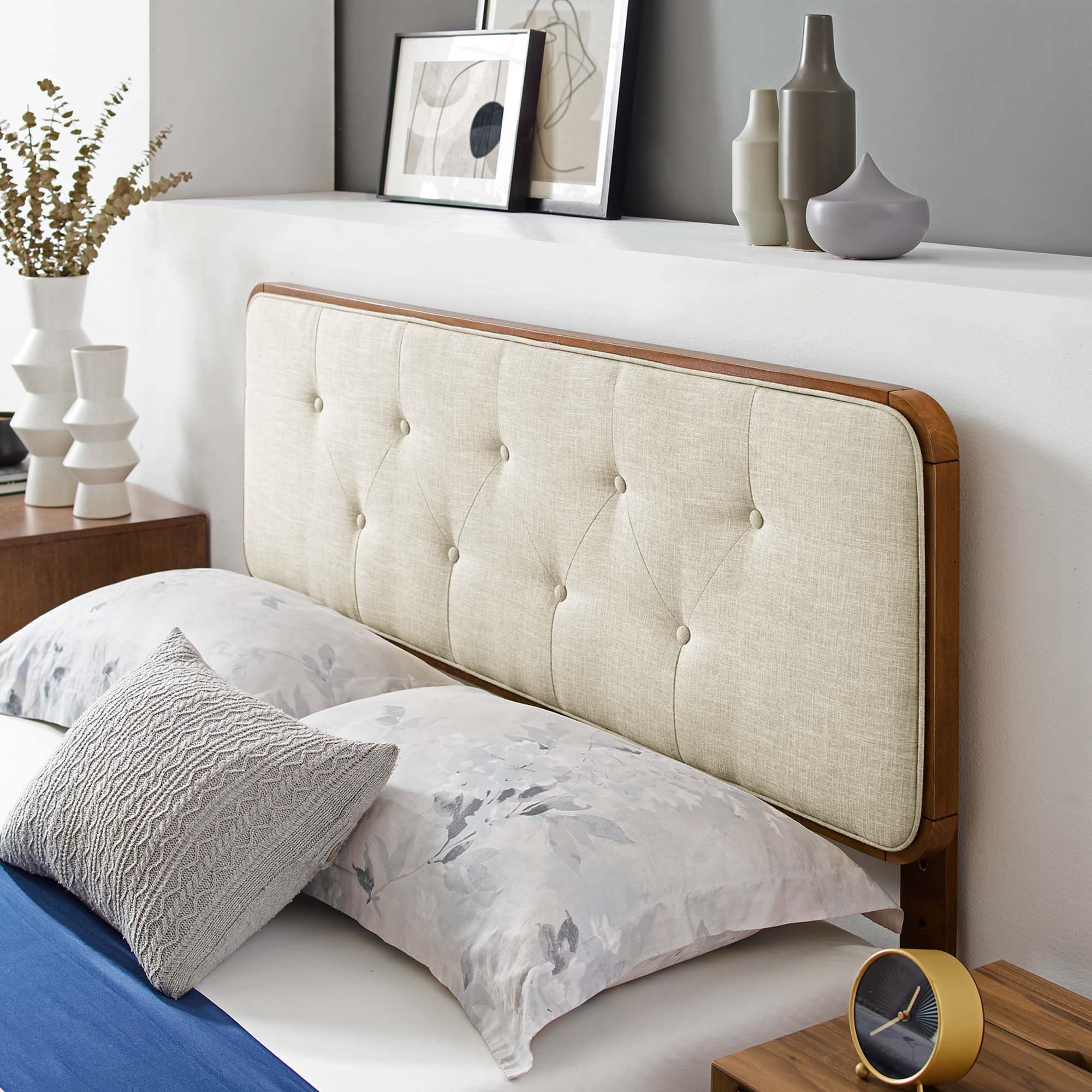 Bridgette Wood Platform Bed With Angular Frame by Modway
