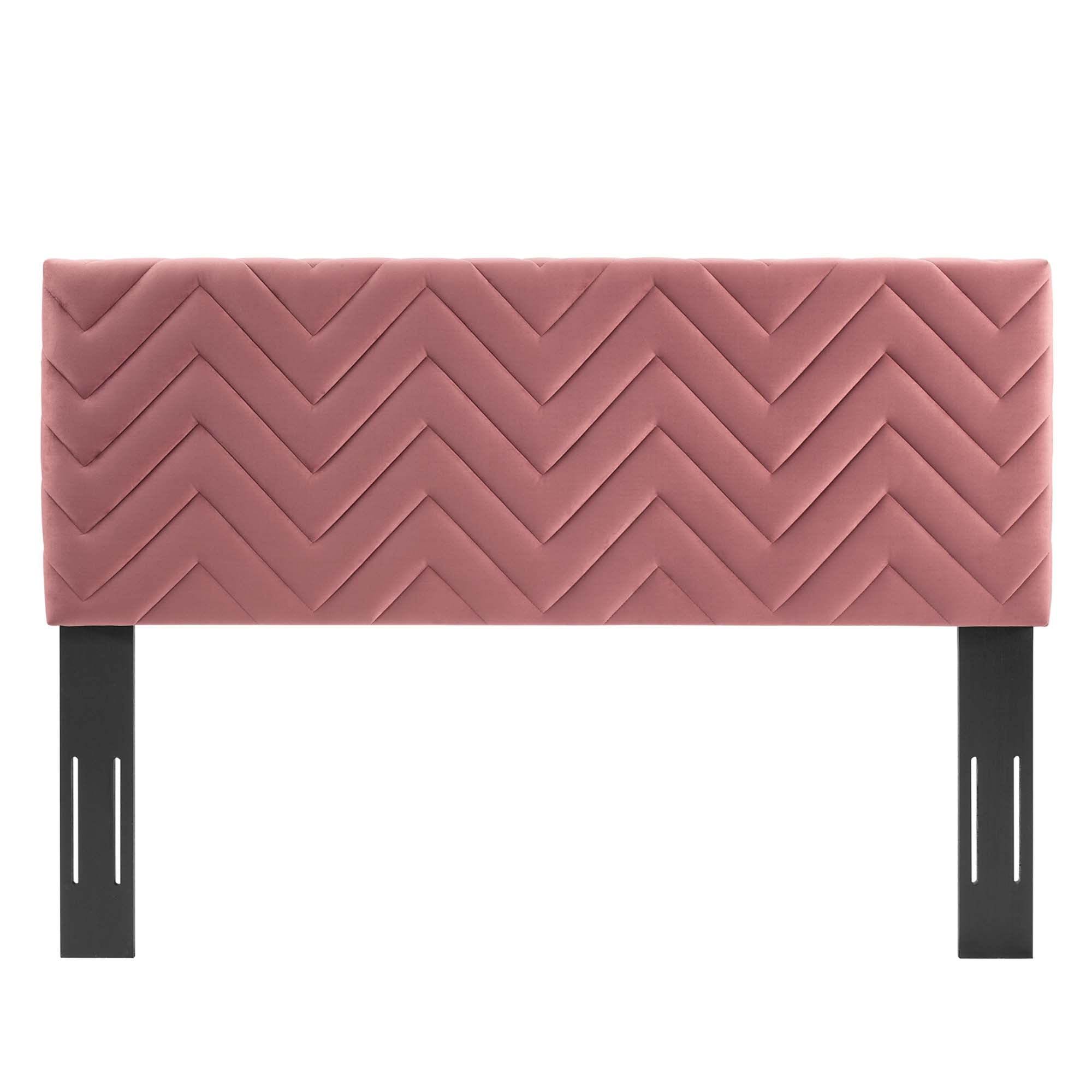Mercy Chevron Tufted Performance Velvet Headboard by Modway
