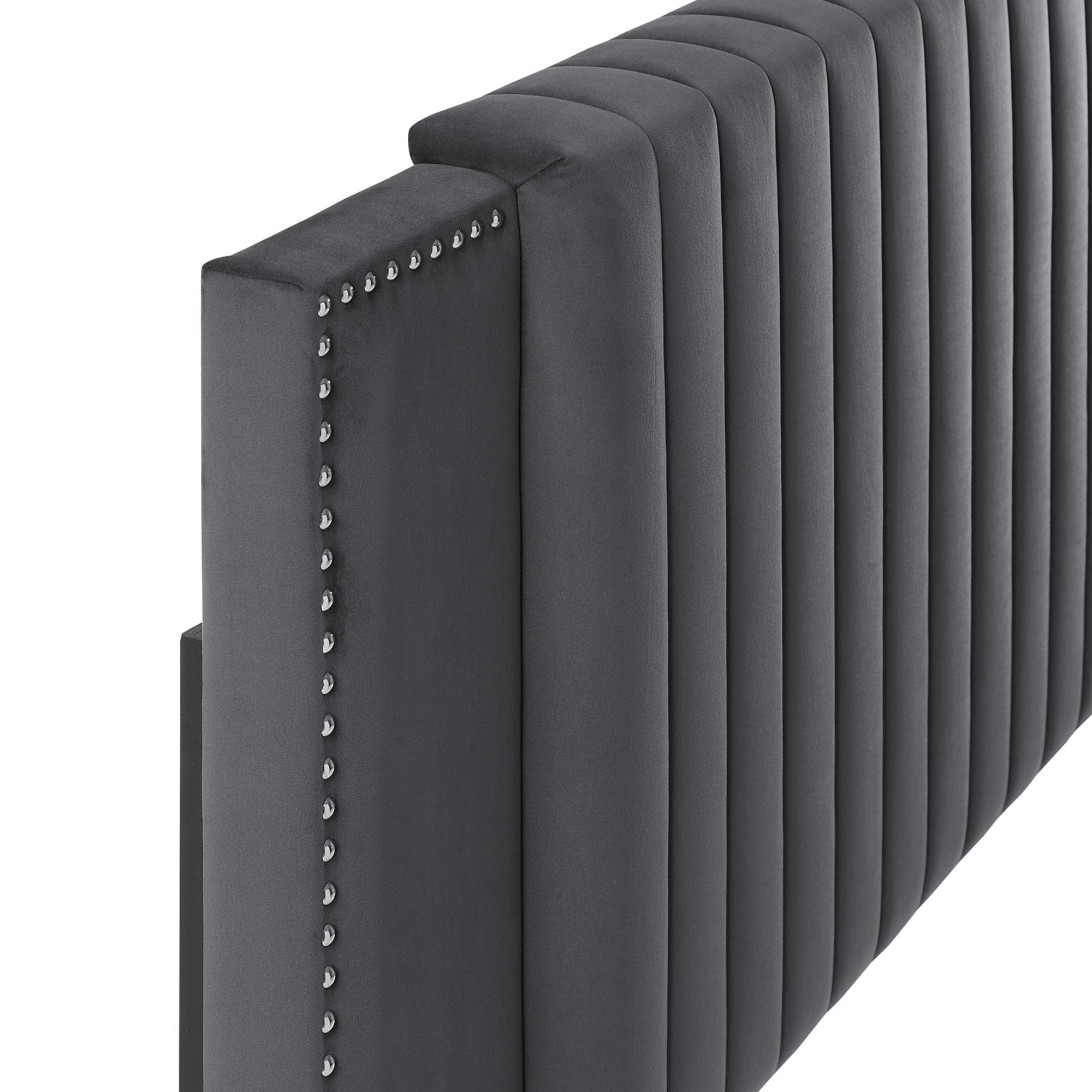 Felicity Channel Tufted Performance Velvet Headboard by Modway