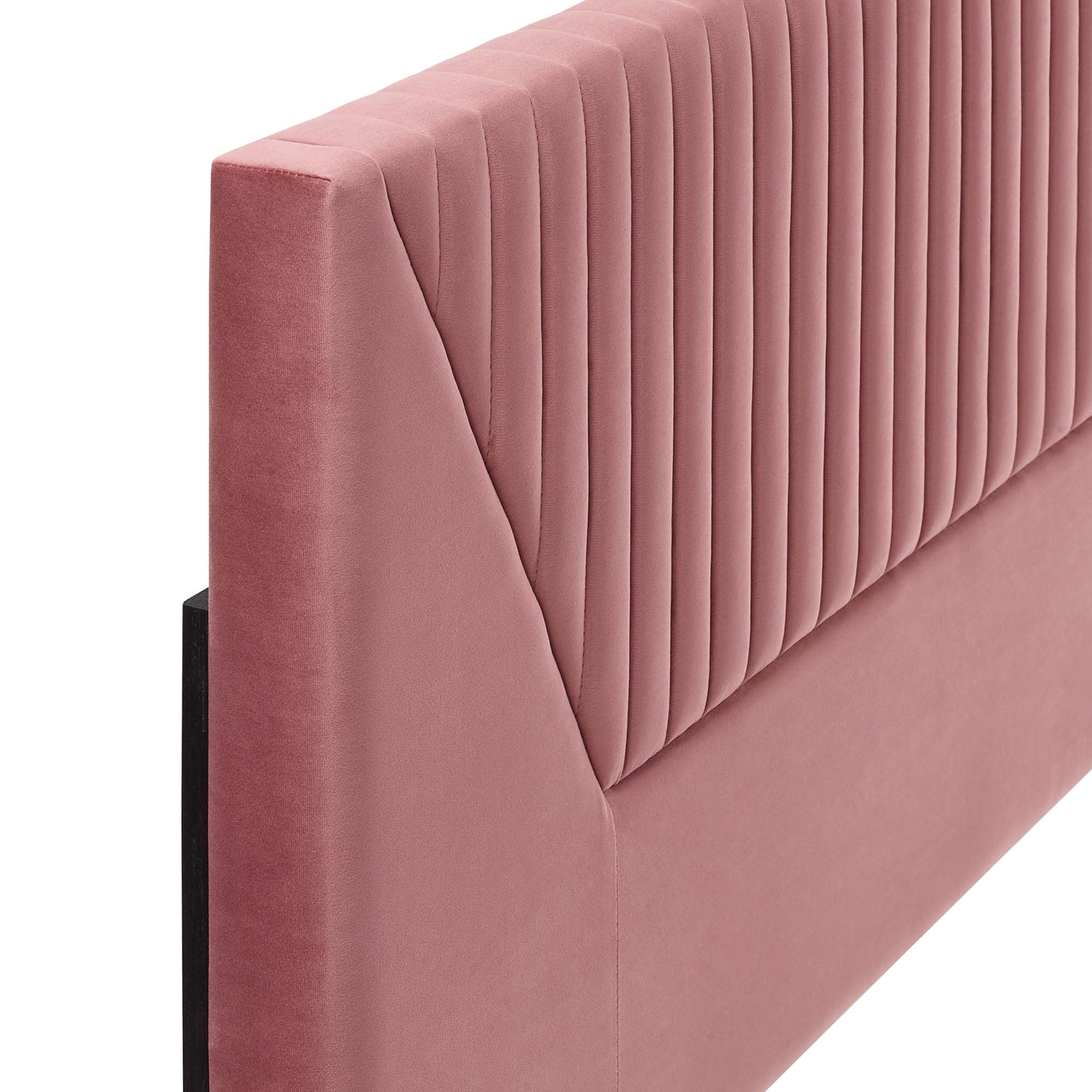 Patience Channel Tufted Performance Velvet Headboard by Modway