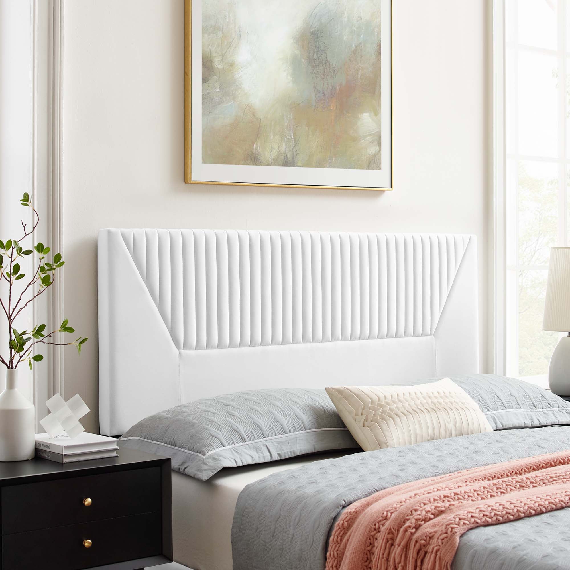 Patience Channel Tufted Performance Velvet Headboard by Modway