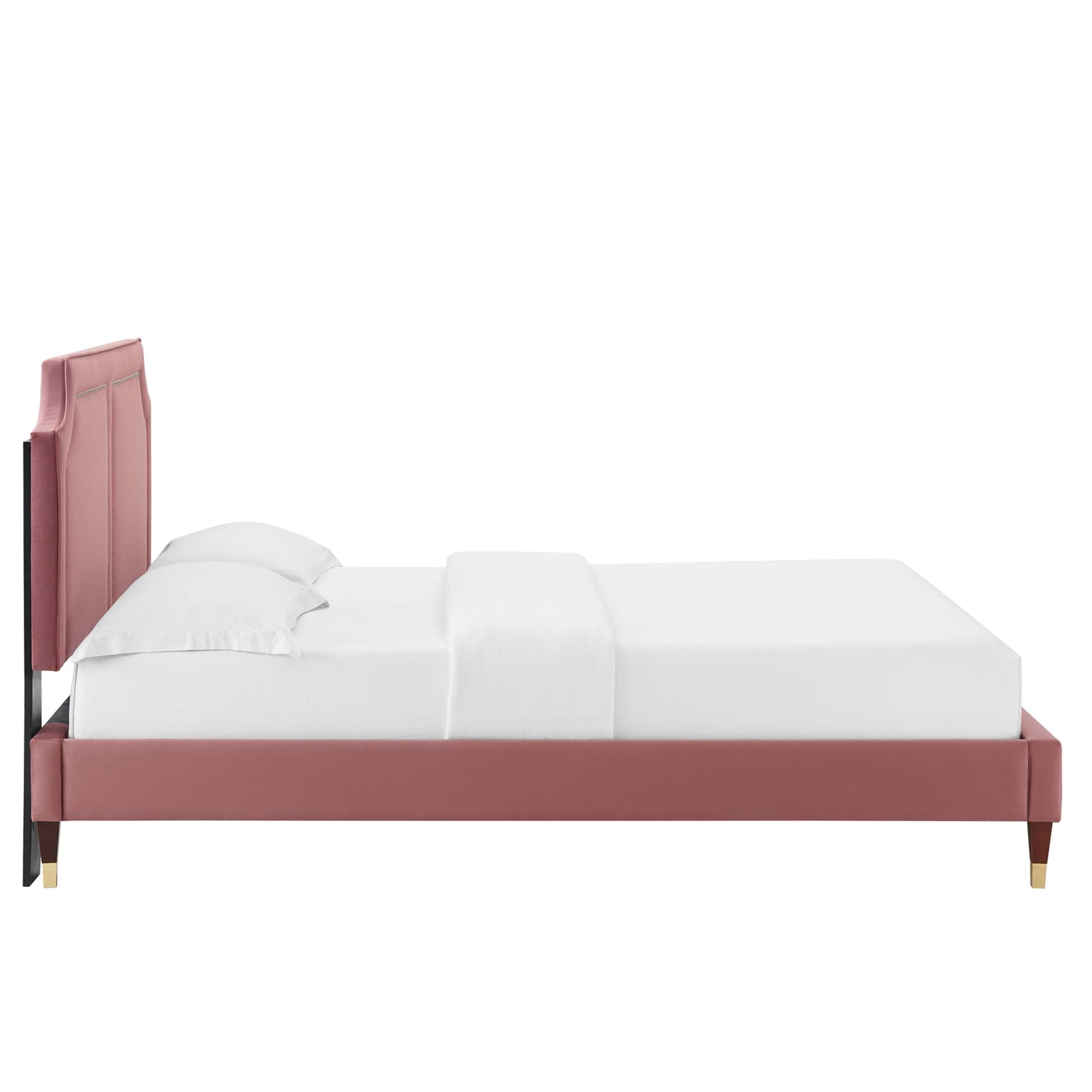 Novi Performance Velvet Bed by Modway