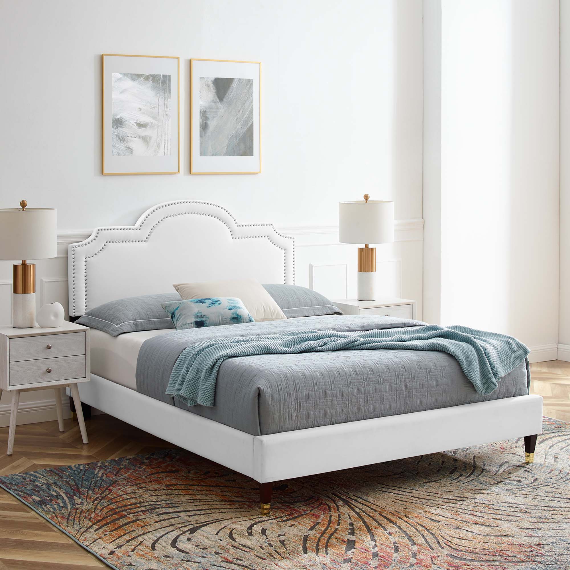 Aviana Performance Velvet Bed by Modway