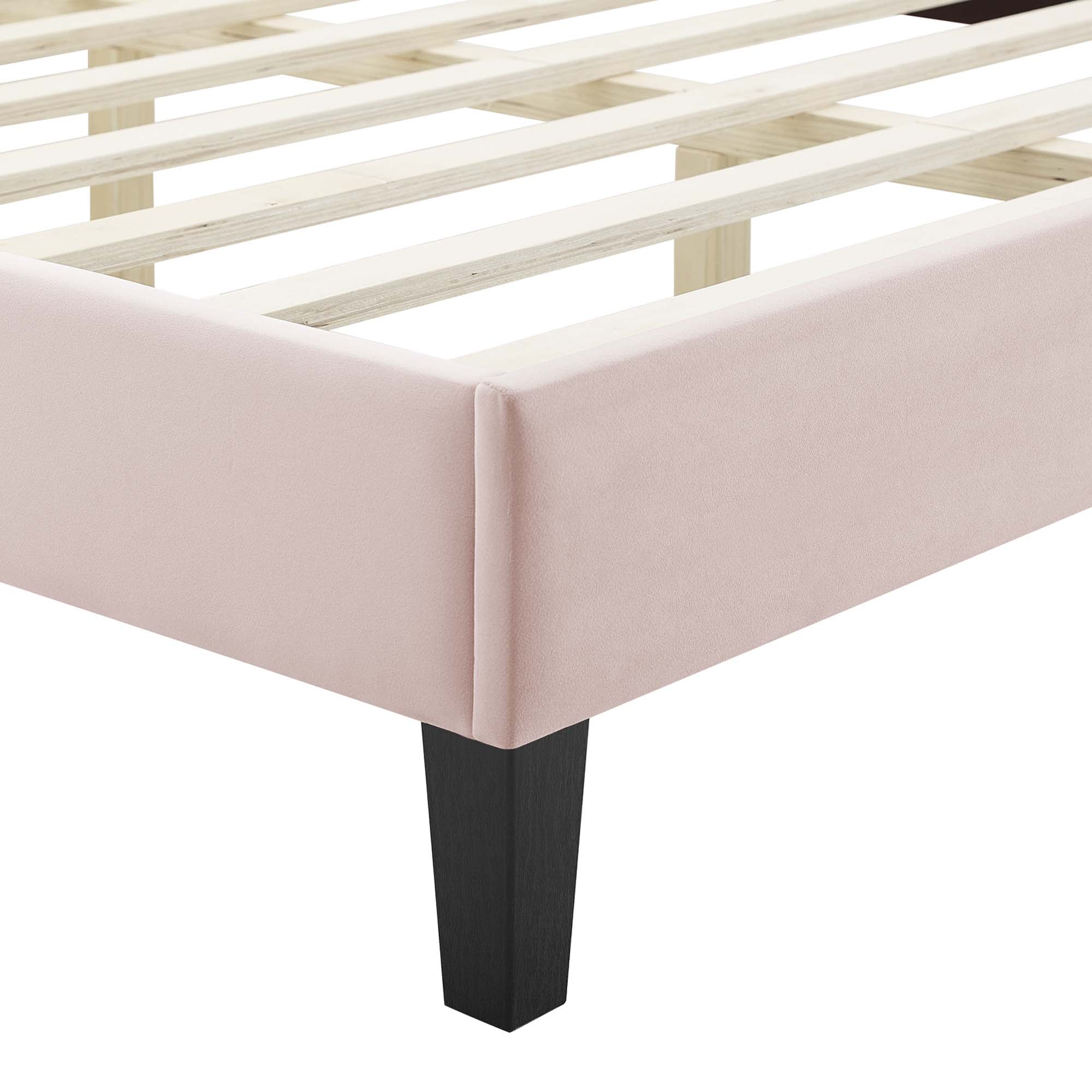 Lindsey Performance Velvet Platform Bed by Modway