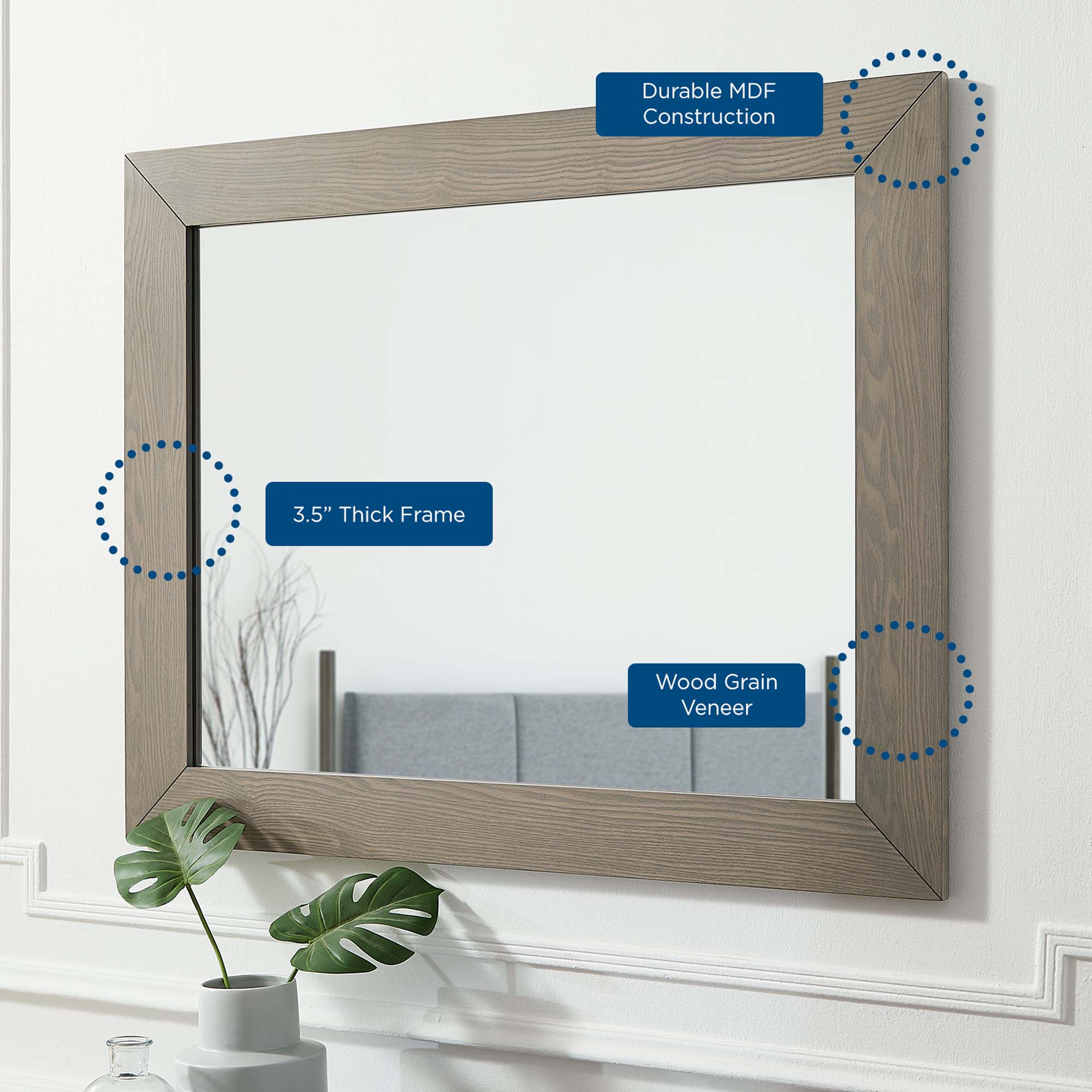 Merritt Dresser and Mirror by Modway