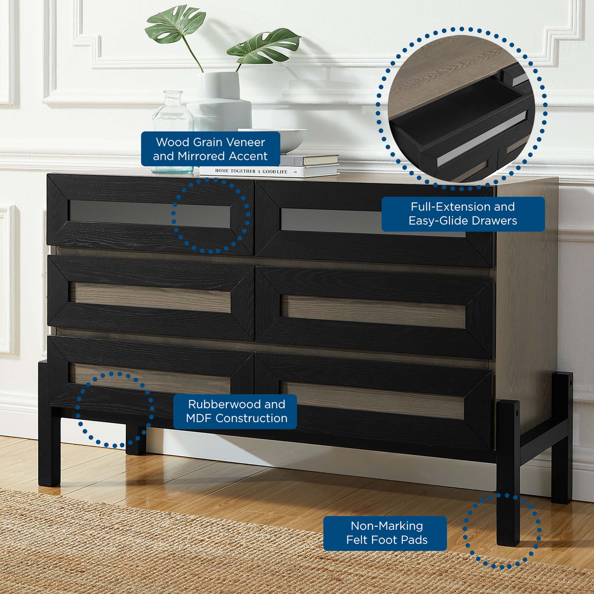 Merritt Dresser and Mirror by Modway