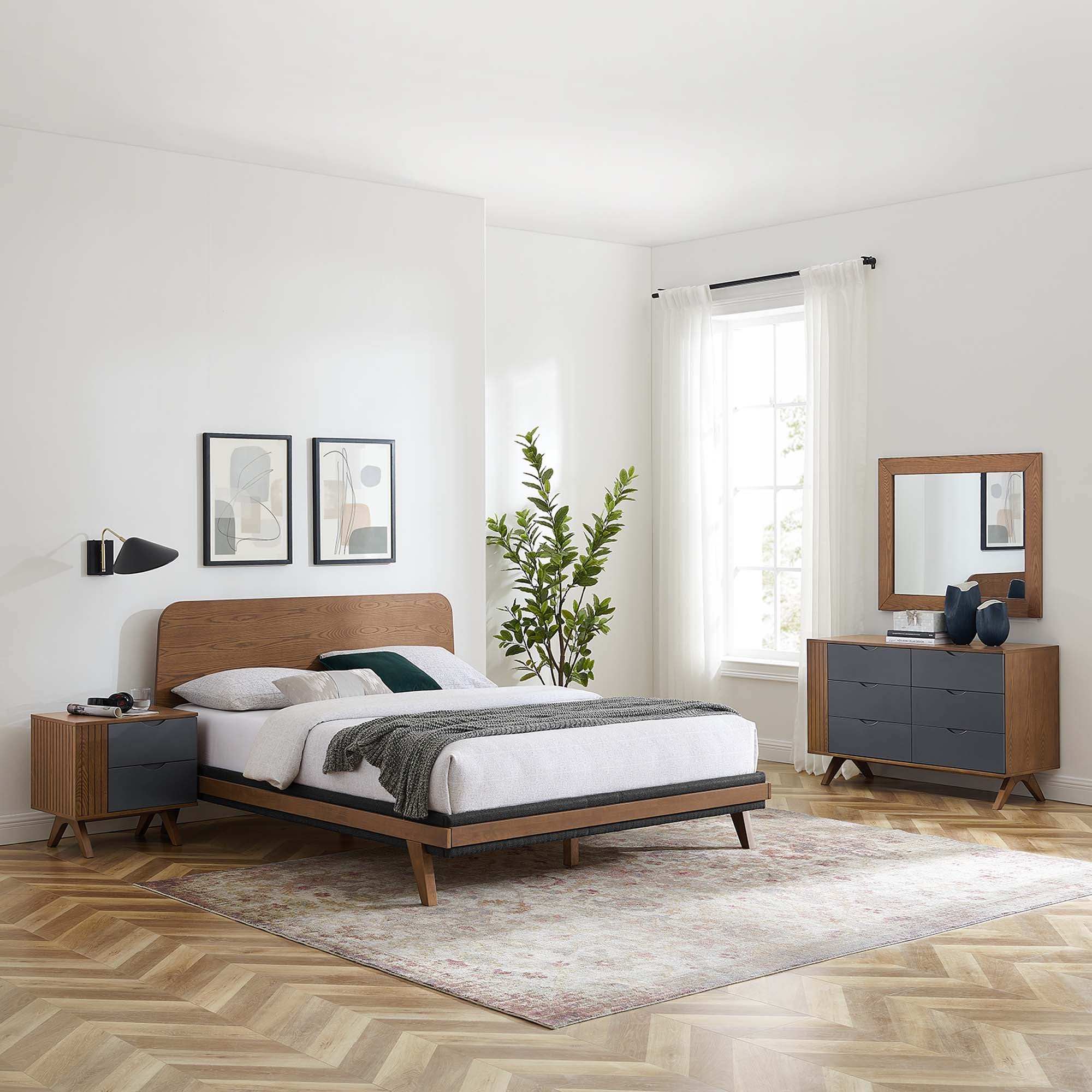 Dylan 4 Piece Bedroom Set by Modway