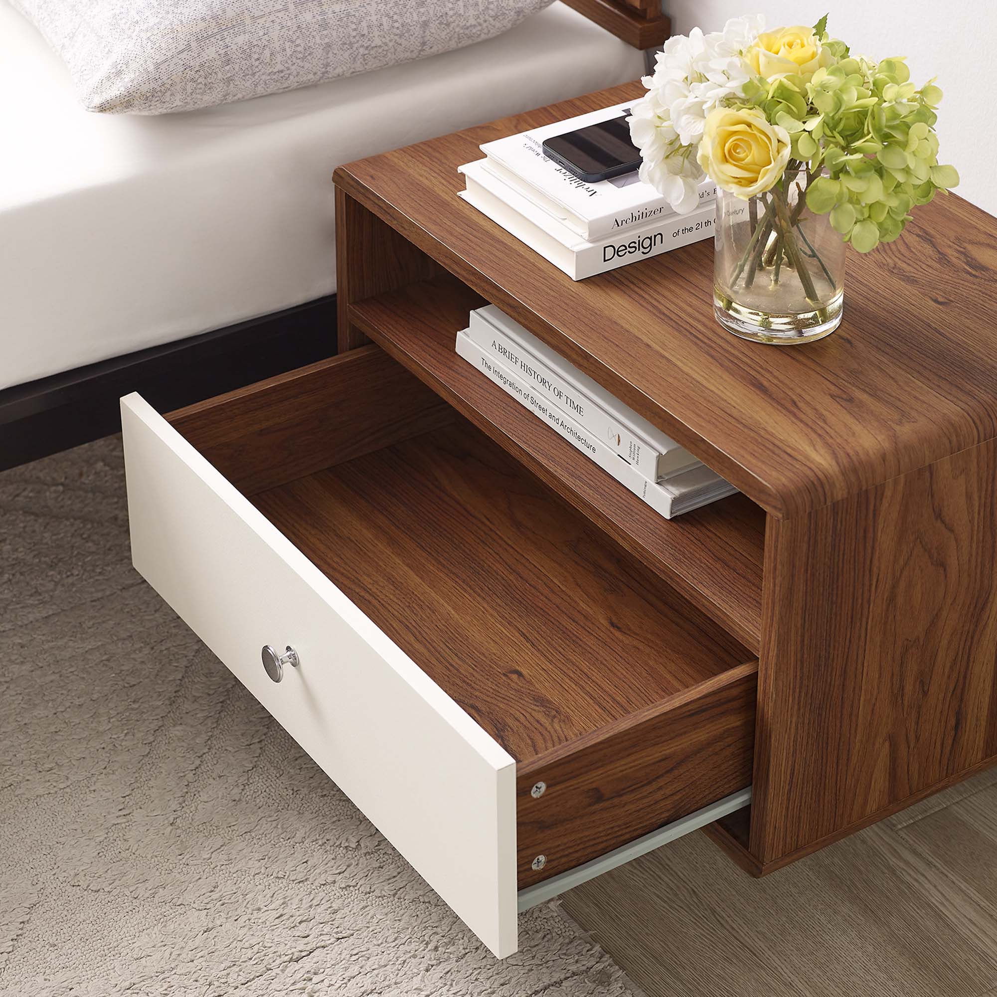 Transmit Wall Mount Nightstand by Modway