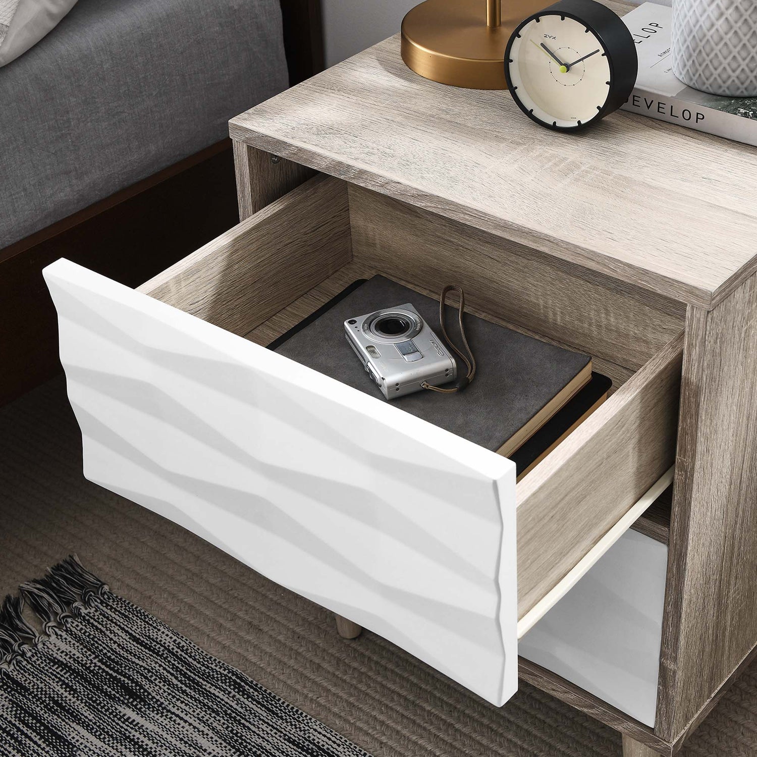 Vespera 2-Drawer Nightstand by Modway