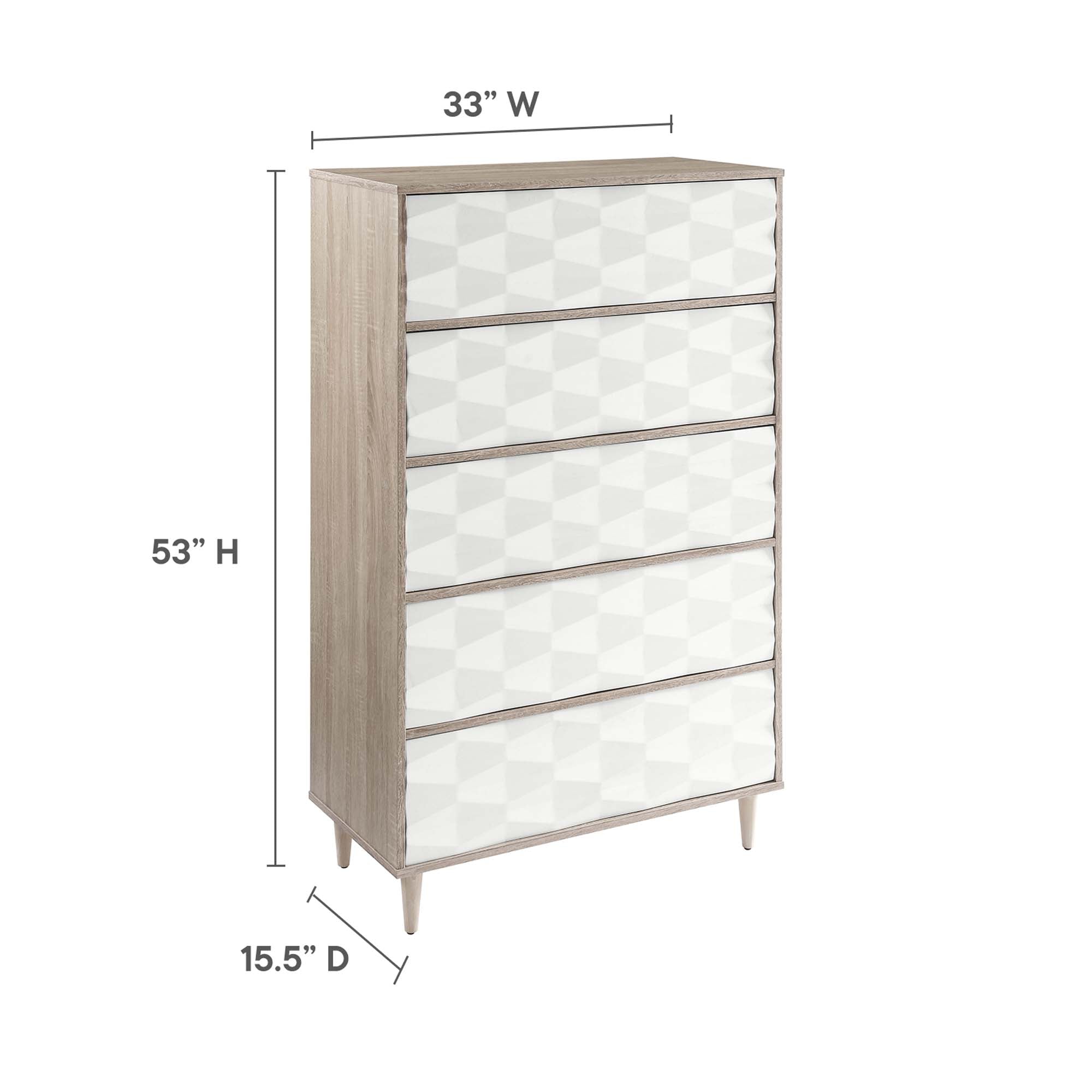 Vespera 5-Drawer Chest by Modway