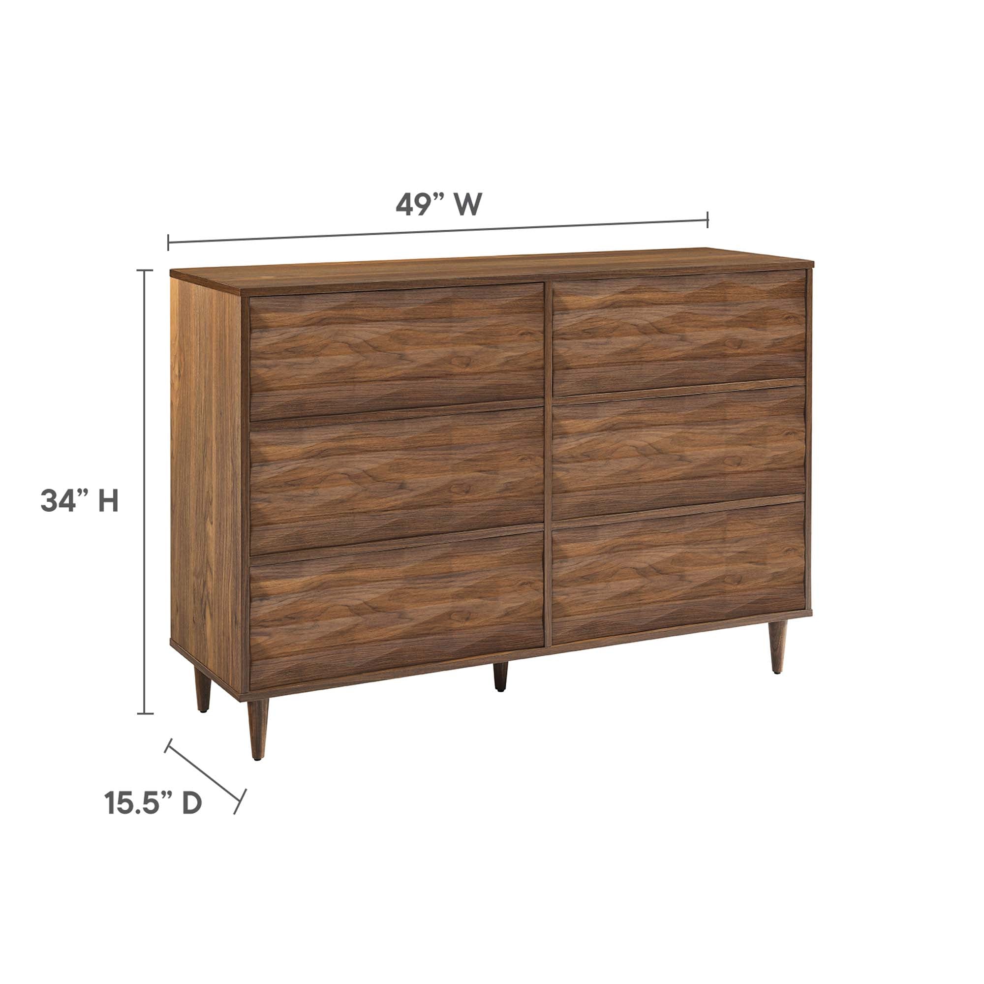 Vespera 6-Drawer Dresser by Modway