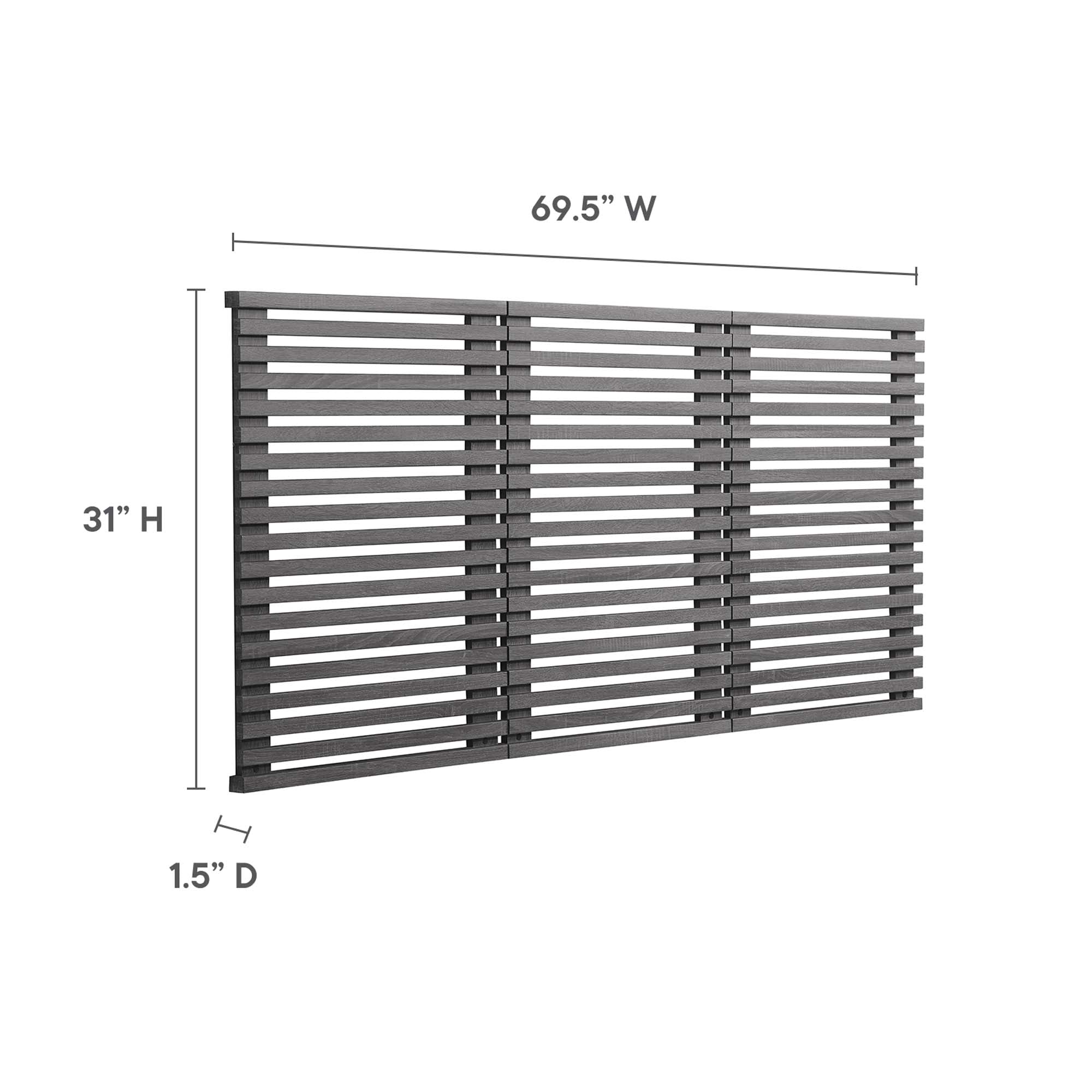 Render Wall Mount Headboard by Modway