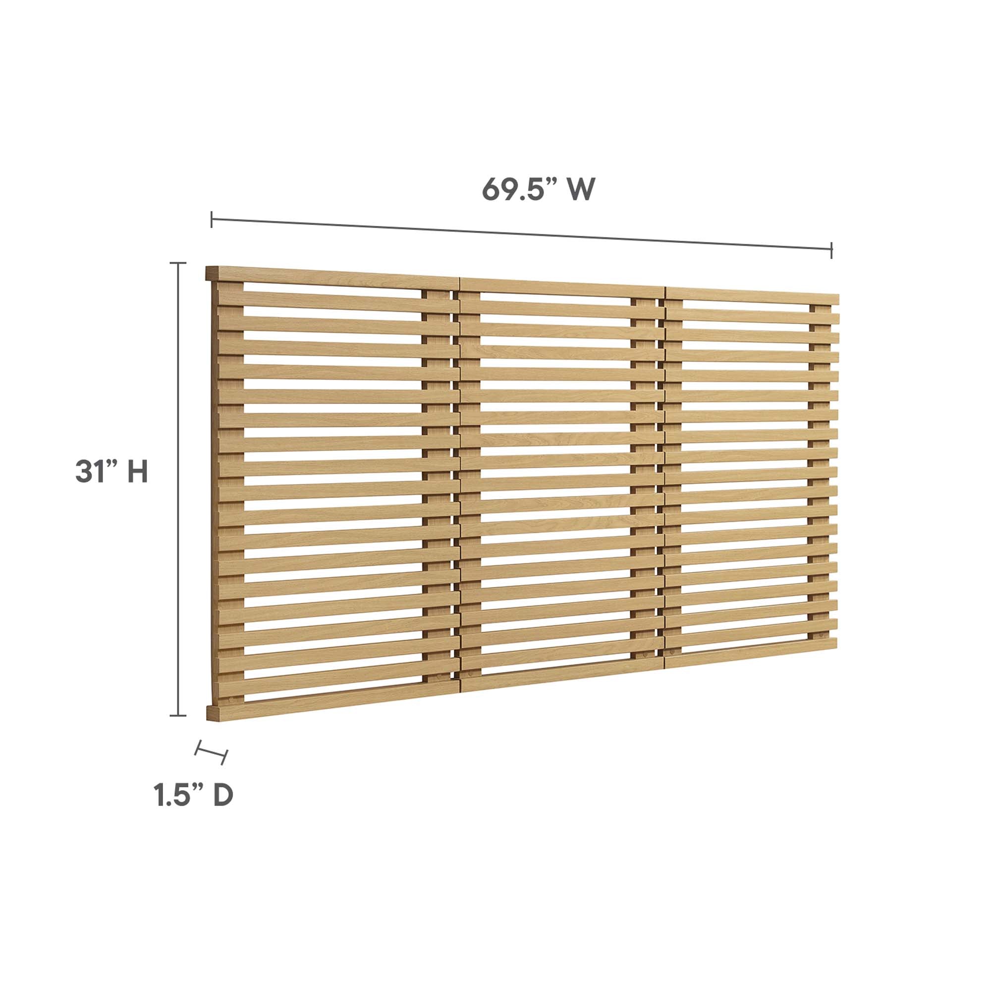 Render Wall Mount Headboard by Modway