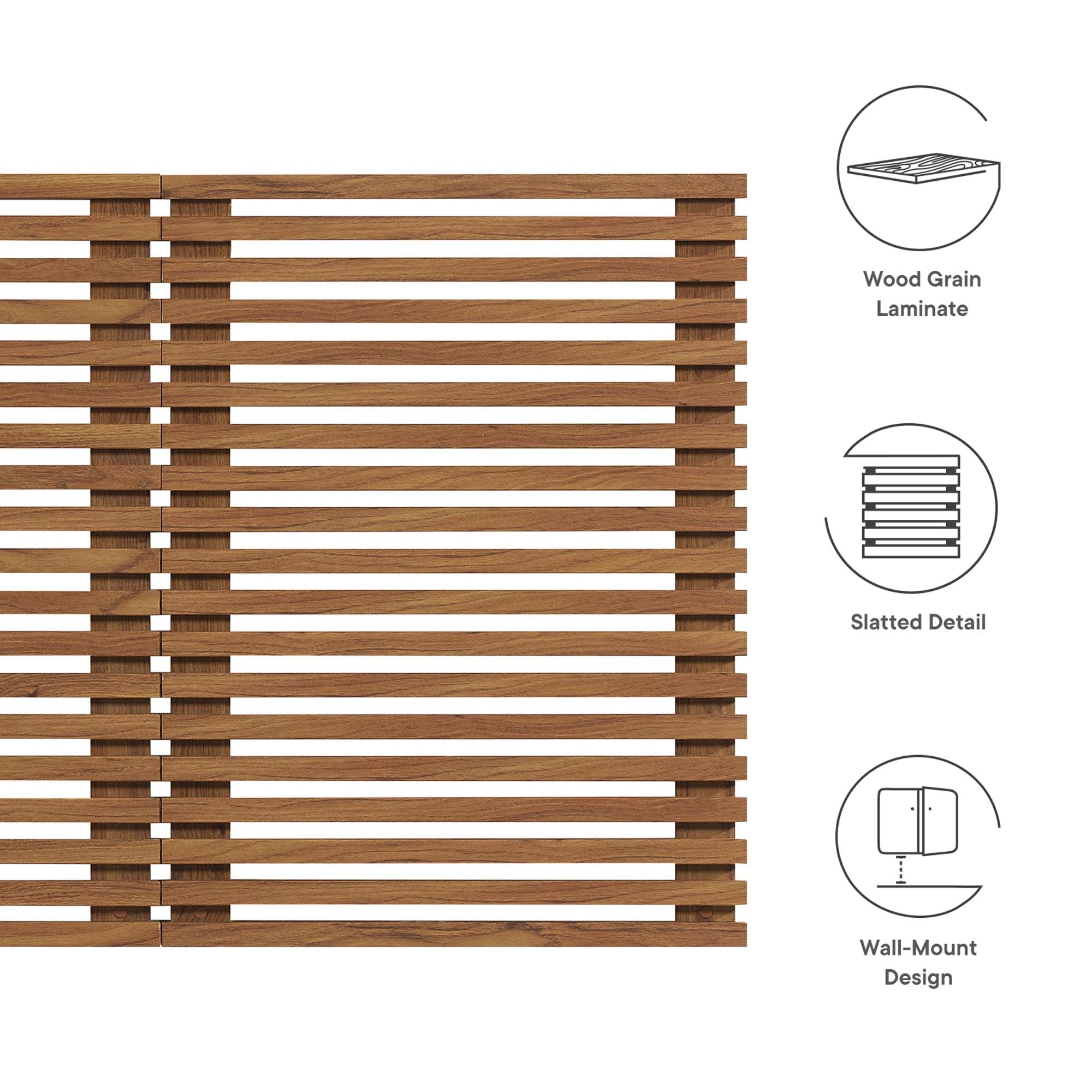 Render Wall Mount Headboard by Modway