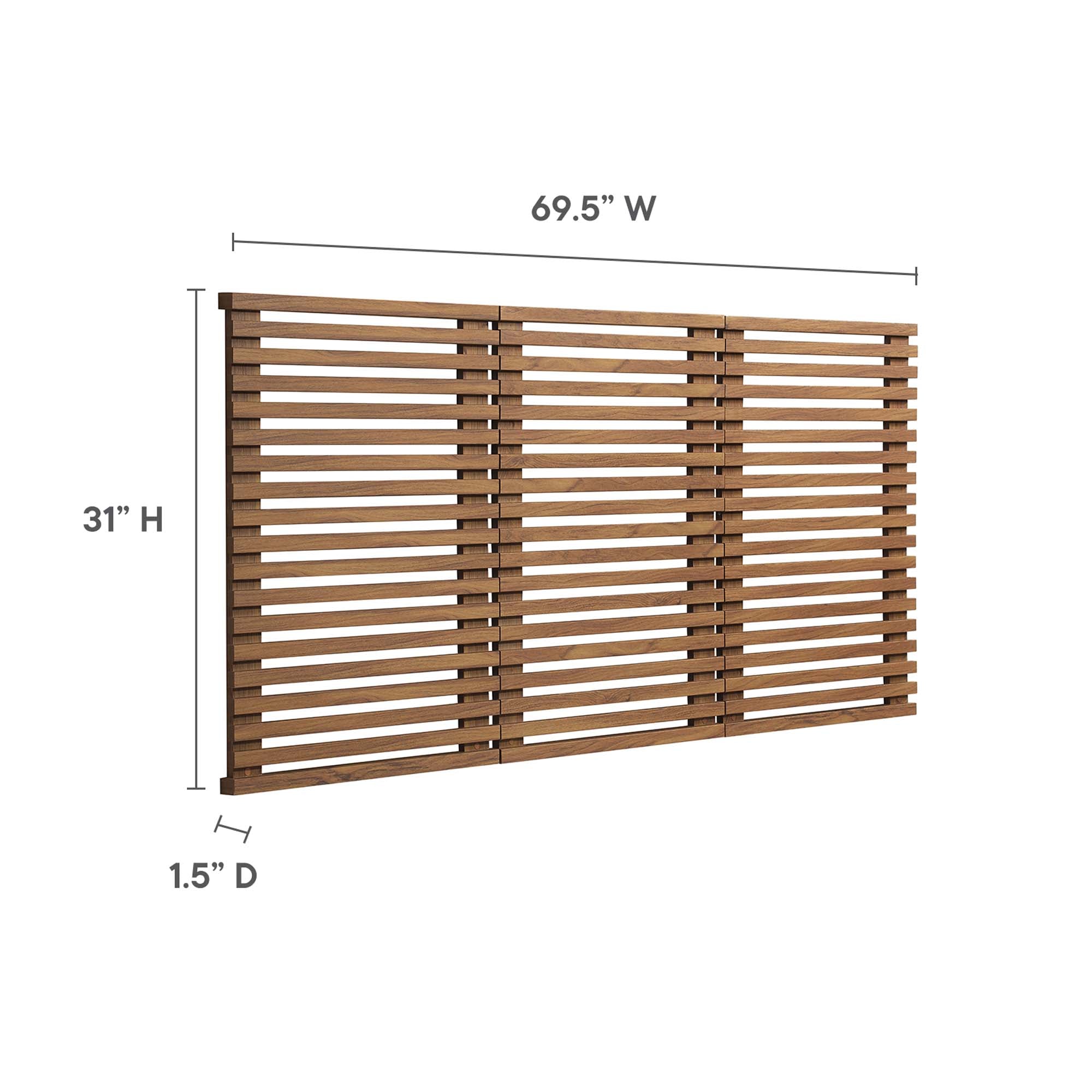 Render Wall Mount Headboard by Modway