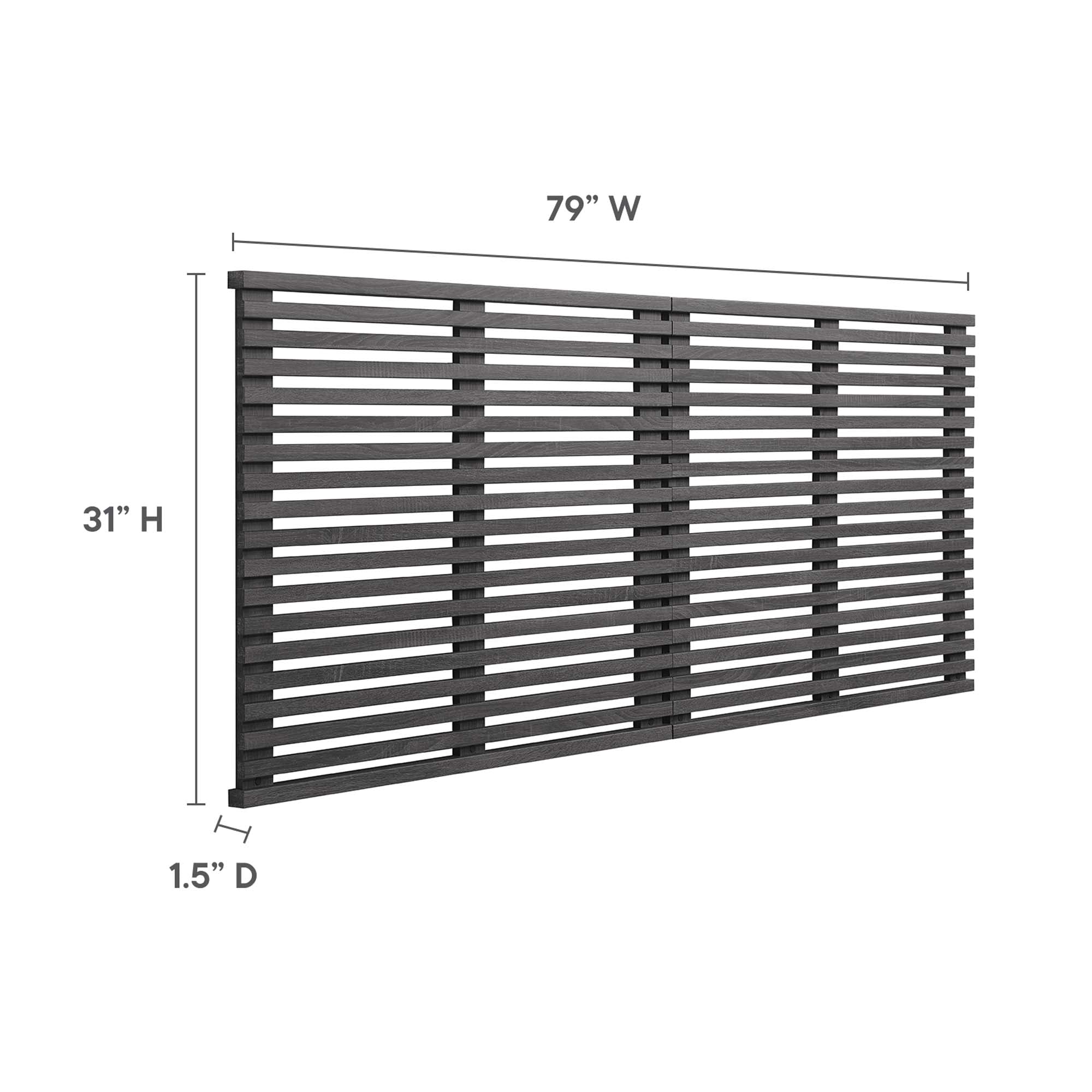 Render Wall Mount Headboard by Modway