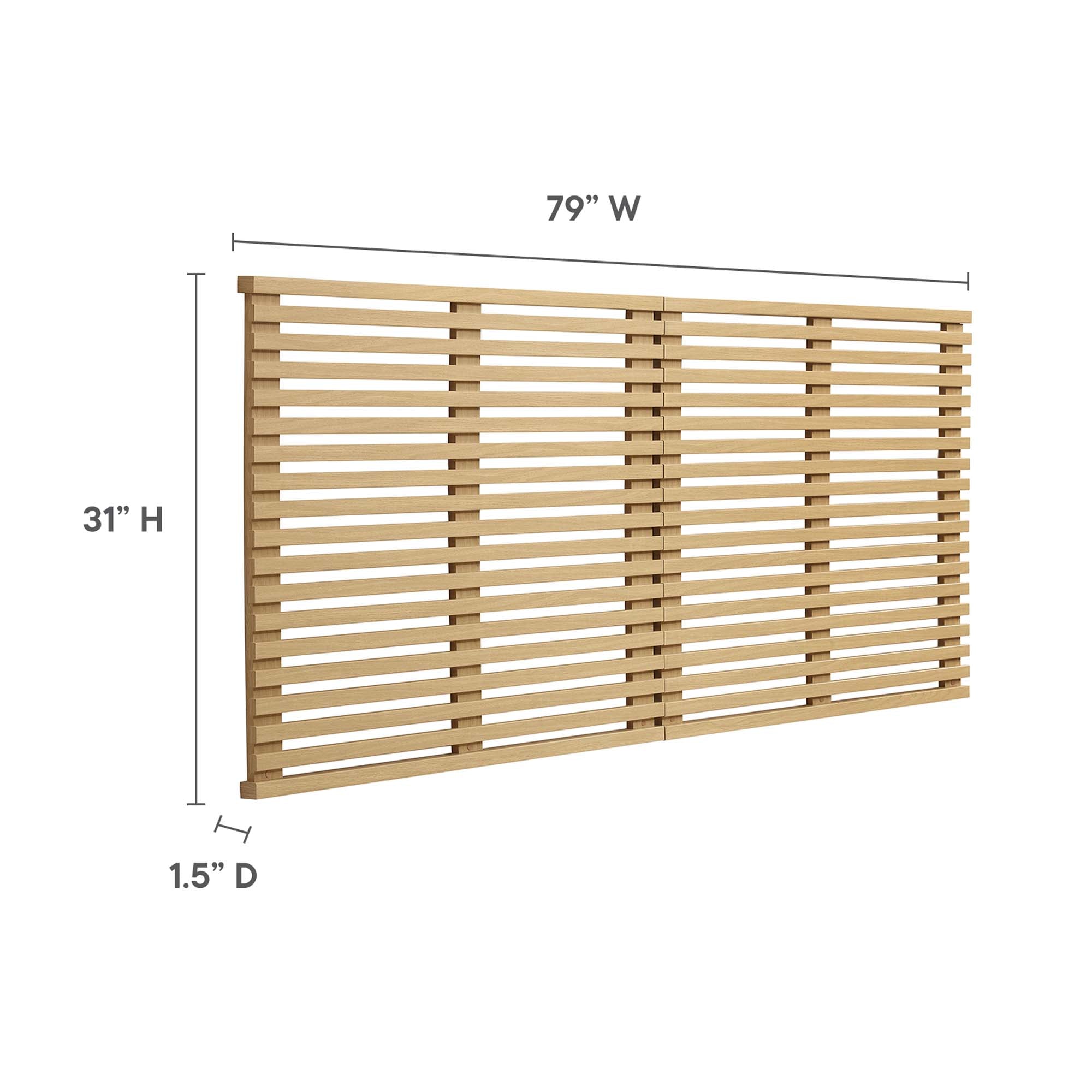 Render Wall Mount Headboard by Modway