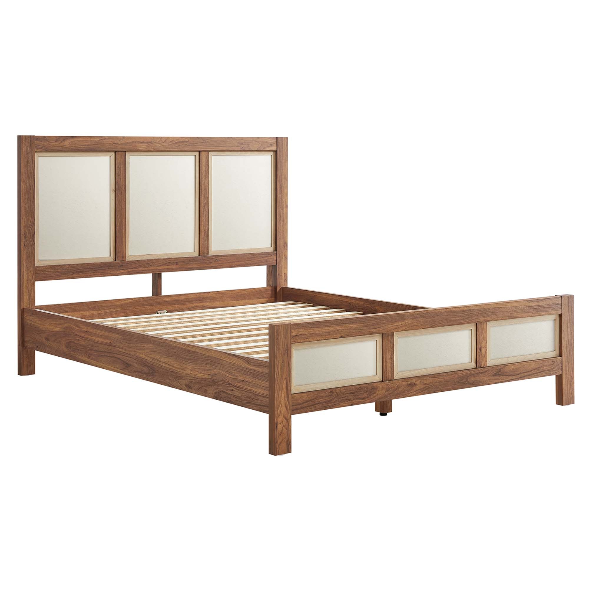 Capri Wood Grain Platform Bed by Modway