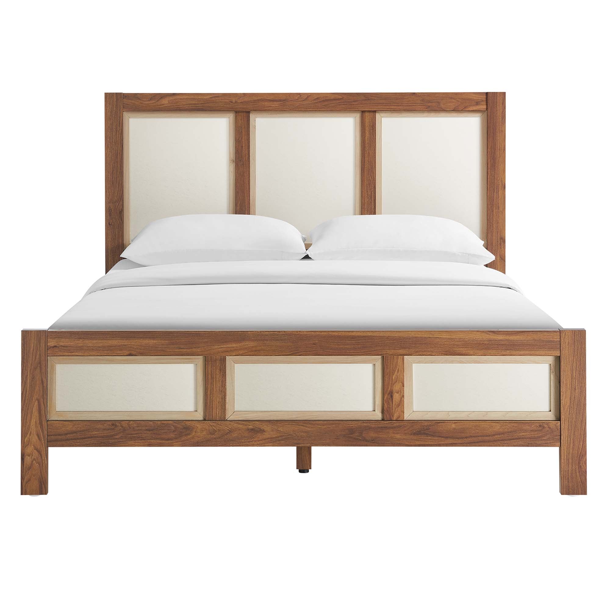 Capri Wood Grain Platform Bed by Modway