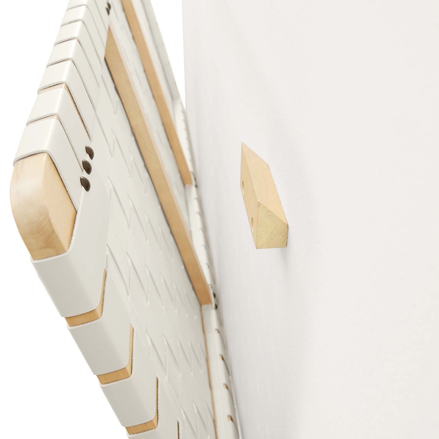 Sparta Woven Wall-Mount Vegan Leather Headboard by Modway