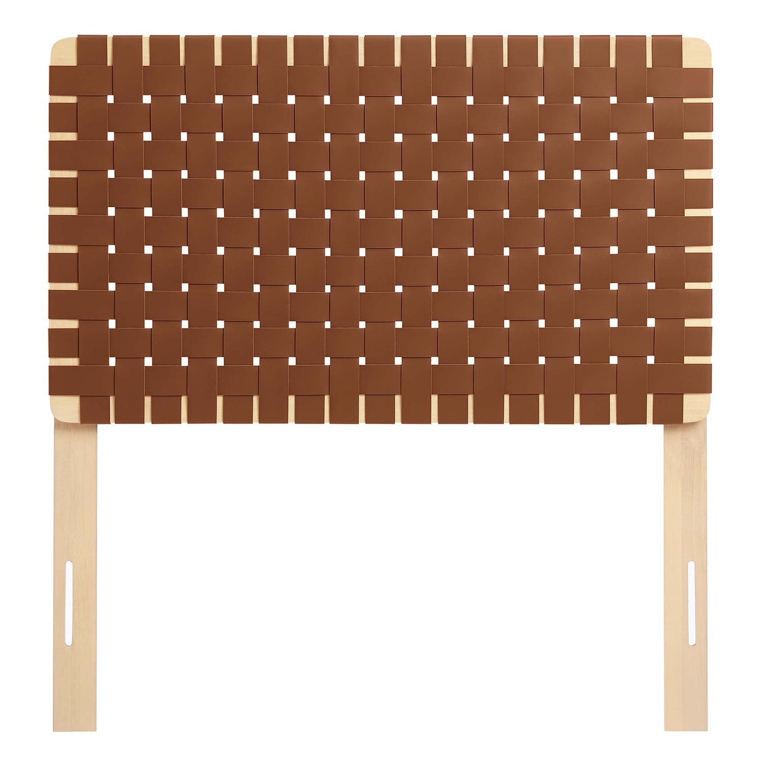 Sparta Woven Vegan Leather Headboard by Modway
