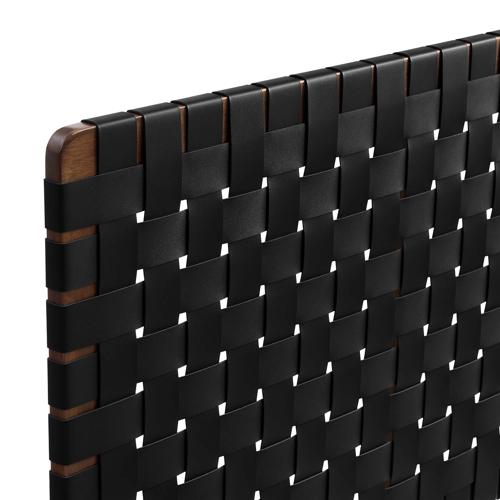Sparta Woven Vegan Leather Headboard by Modway