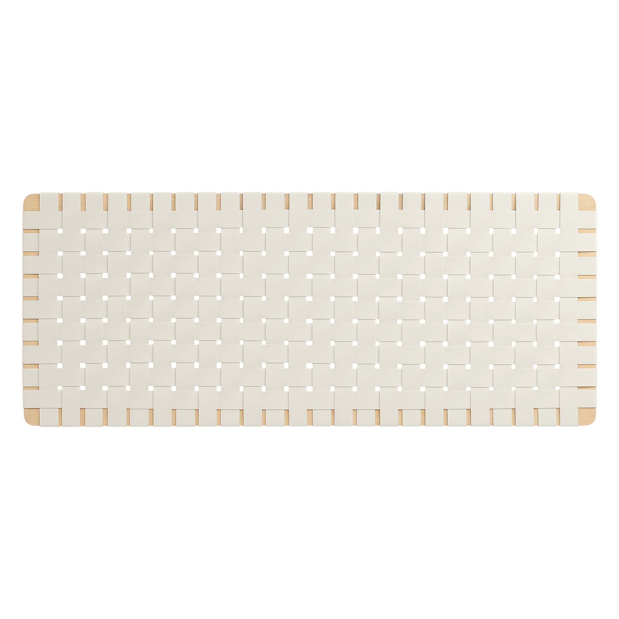 Sparta Woven Wall-Mount Vegan Leather Headboard by Modway