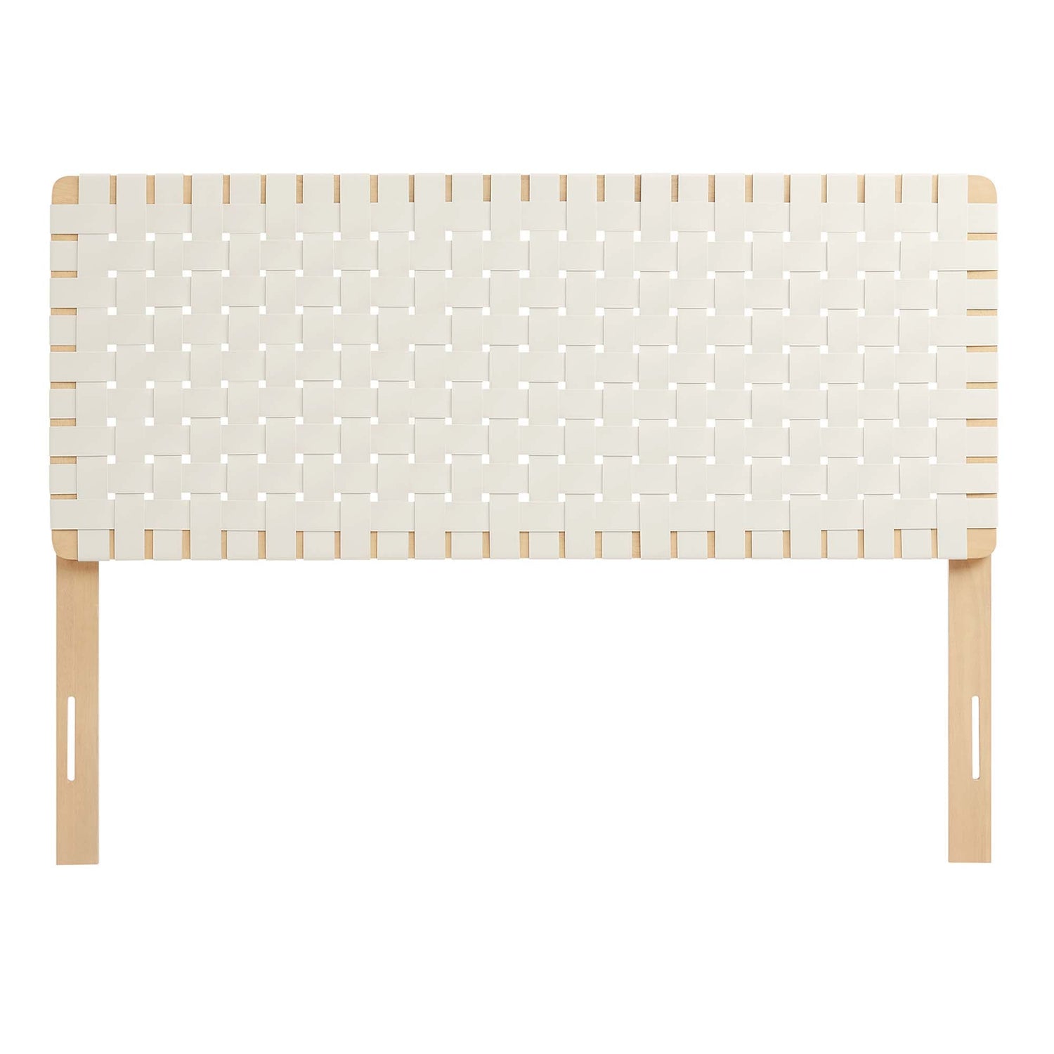 Sparta Woven Vegan Leather Headboard by Modway