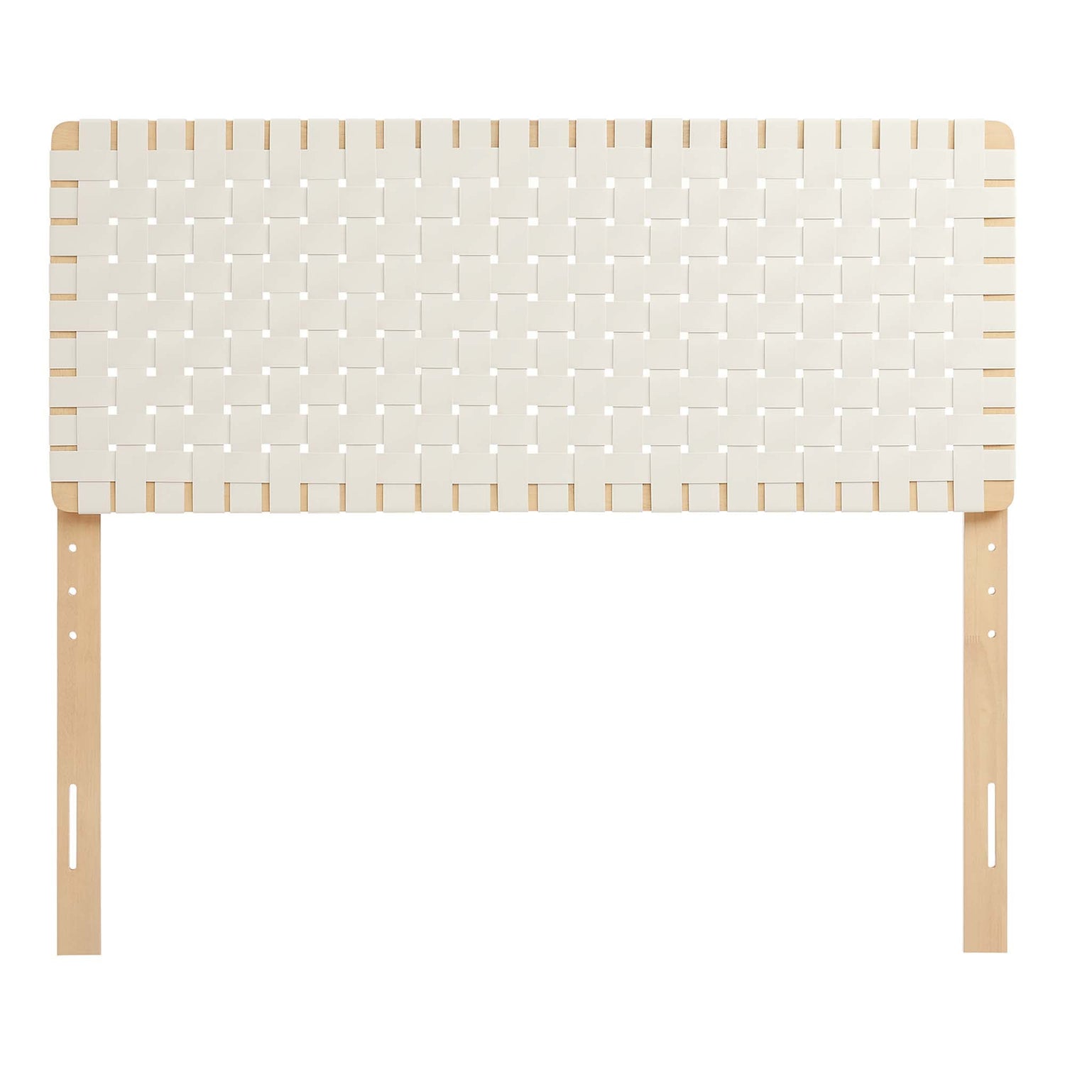 Sparta Woven Vegan Leather Headboard by Modway
