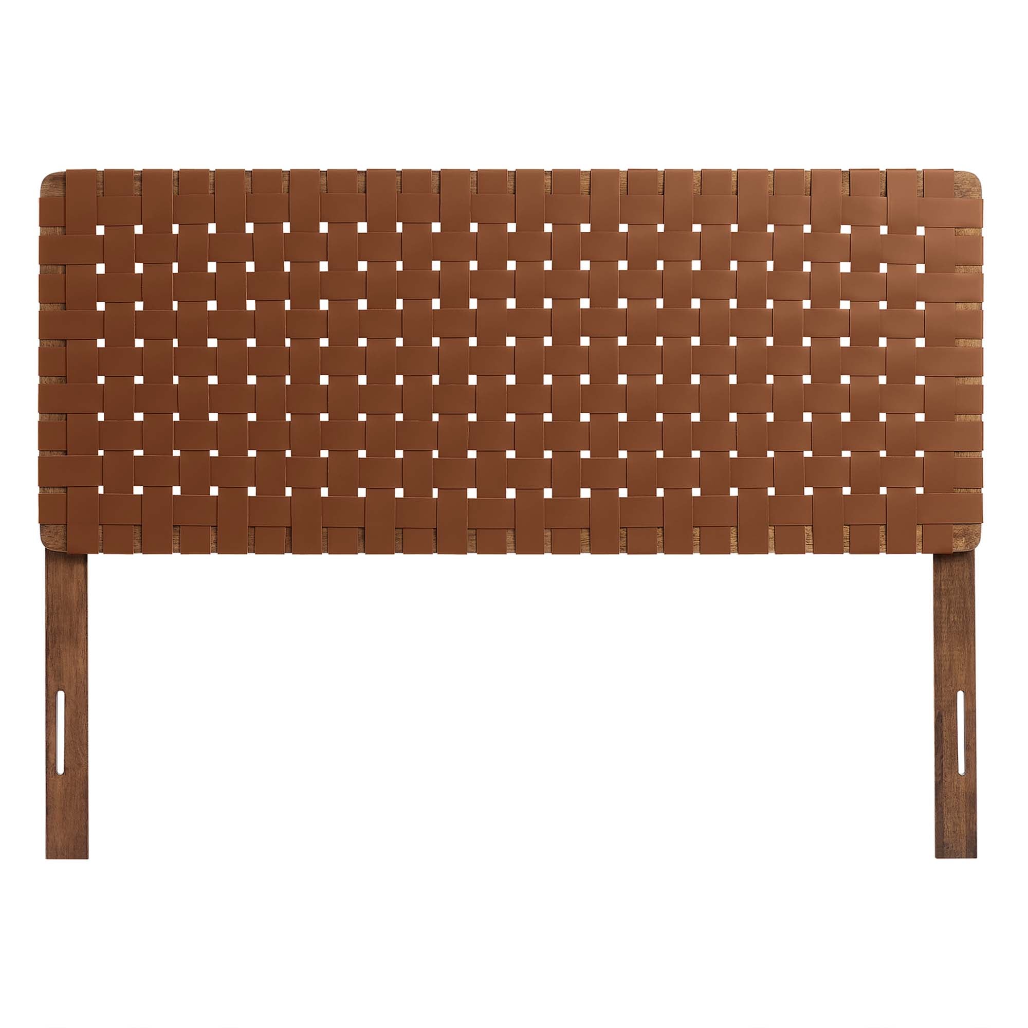 Sparta Woven Vegan Leather Headboard by Modway