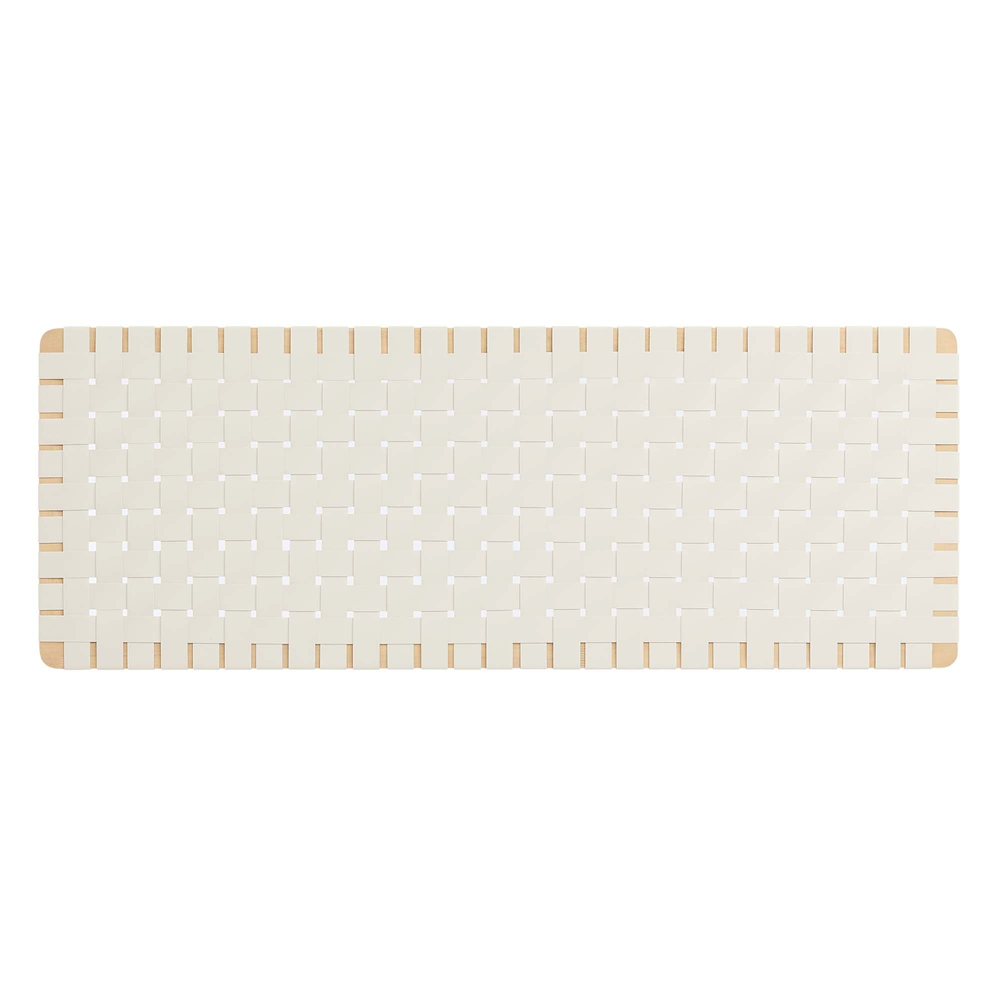 Sparta Woven Wall-Mount Vegan Leather Headboard by Modway